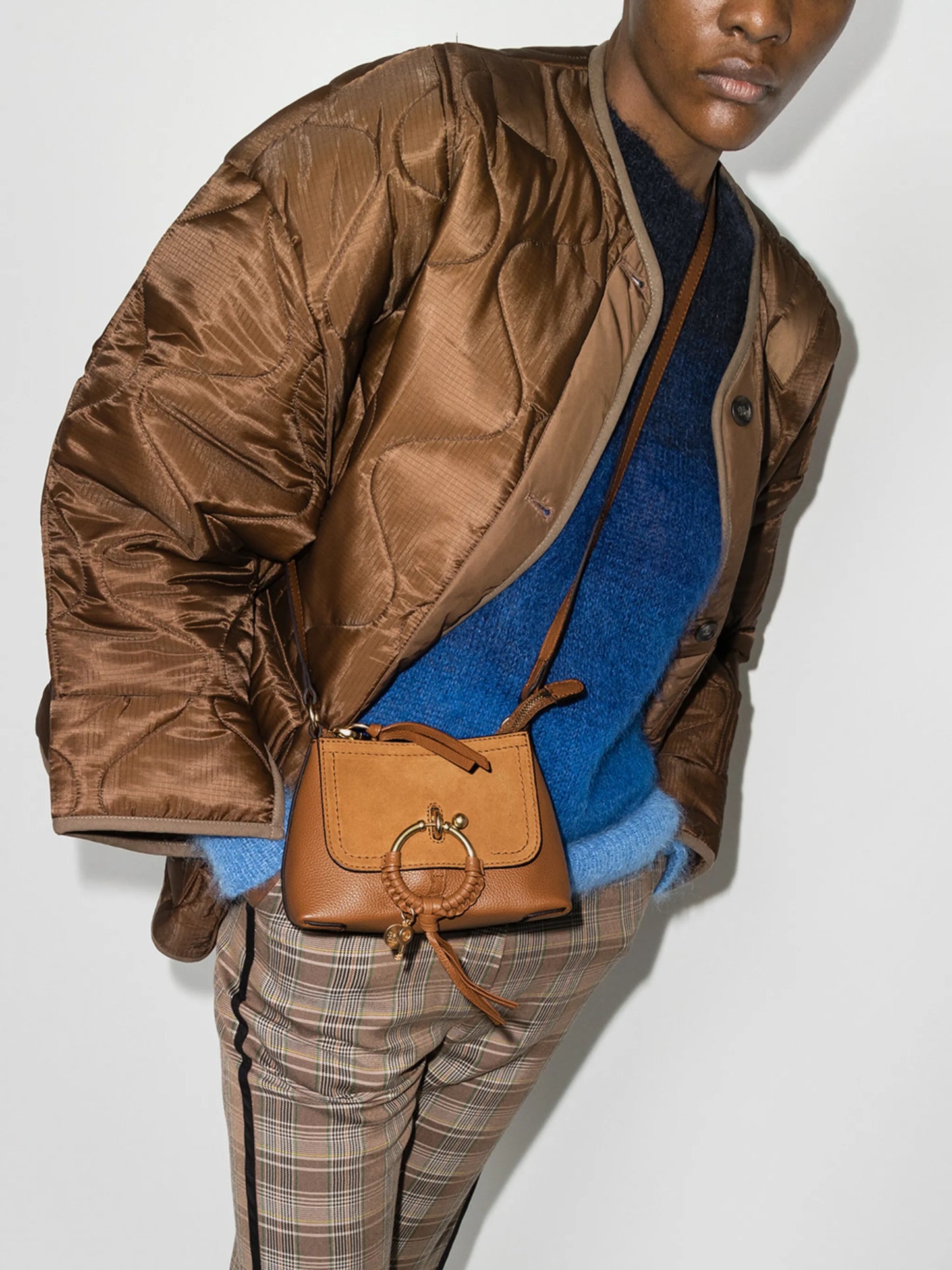 Joan leather crossbody bag