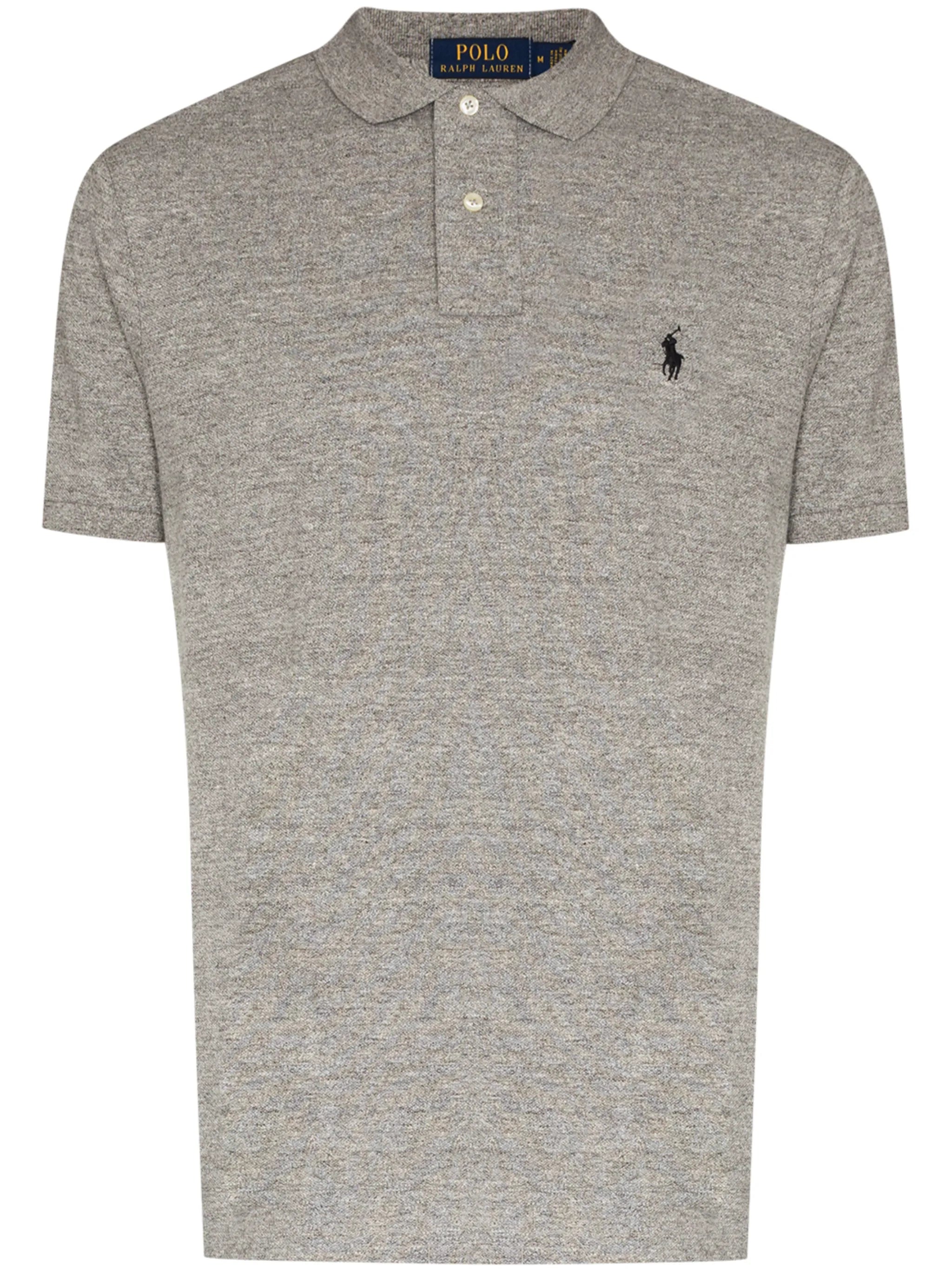 logo-embroidered polo shirt