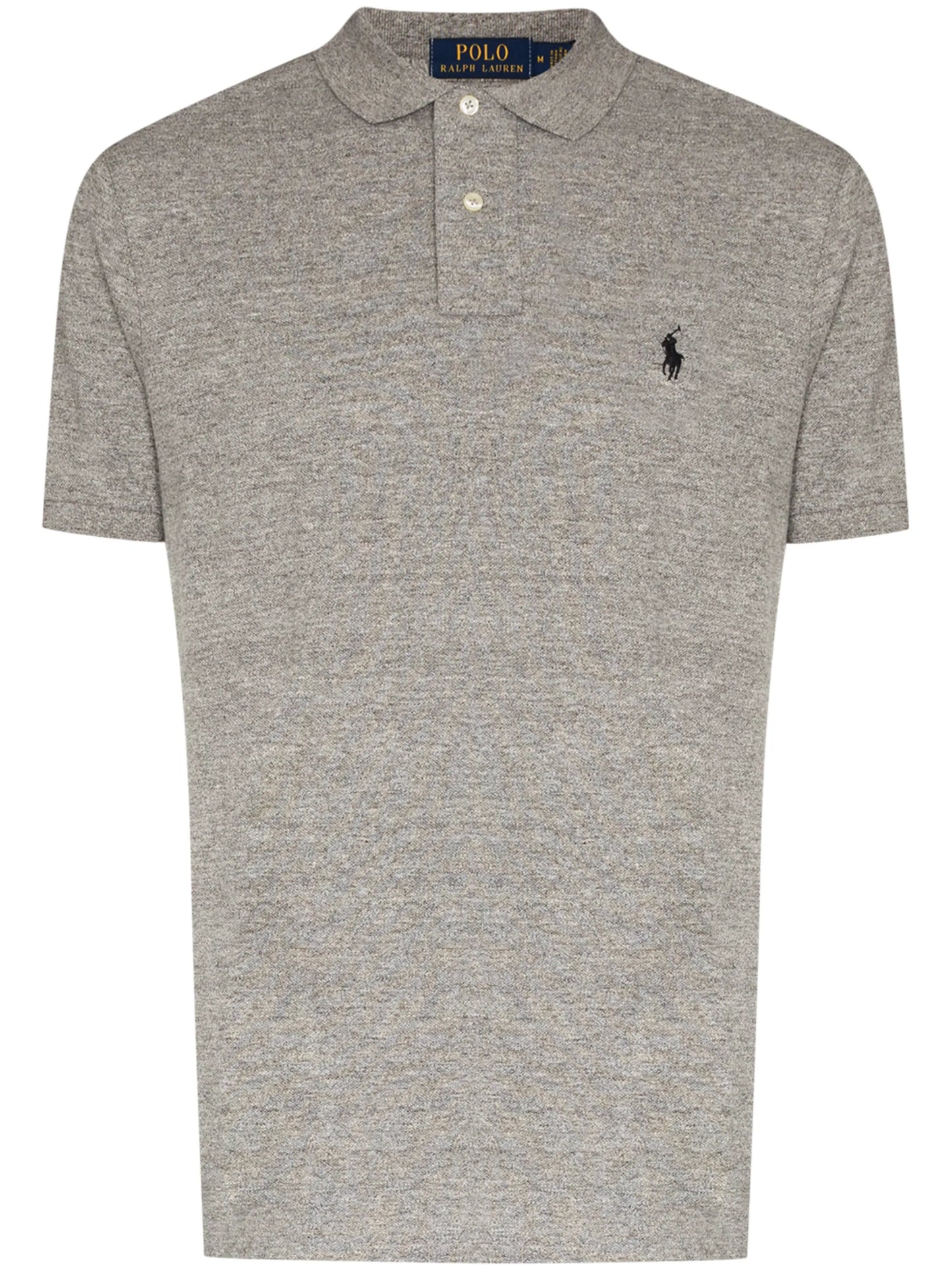 logo-embroidered polo shirt