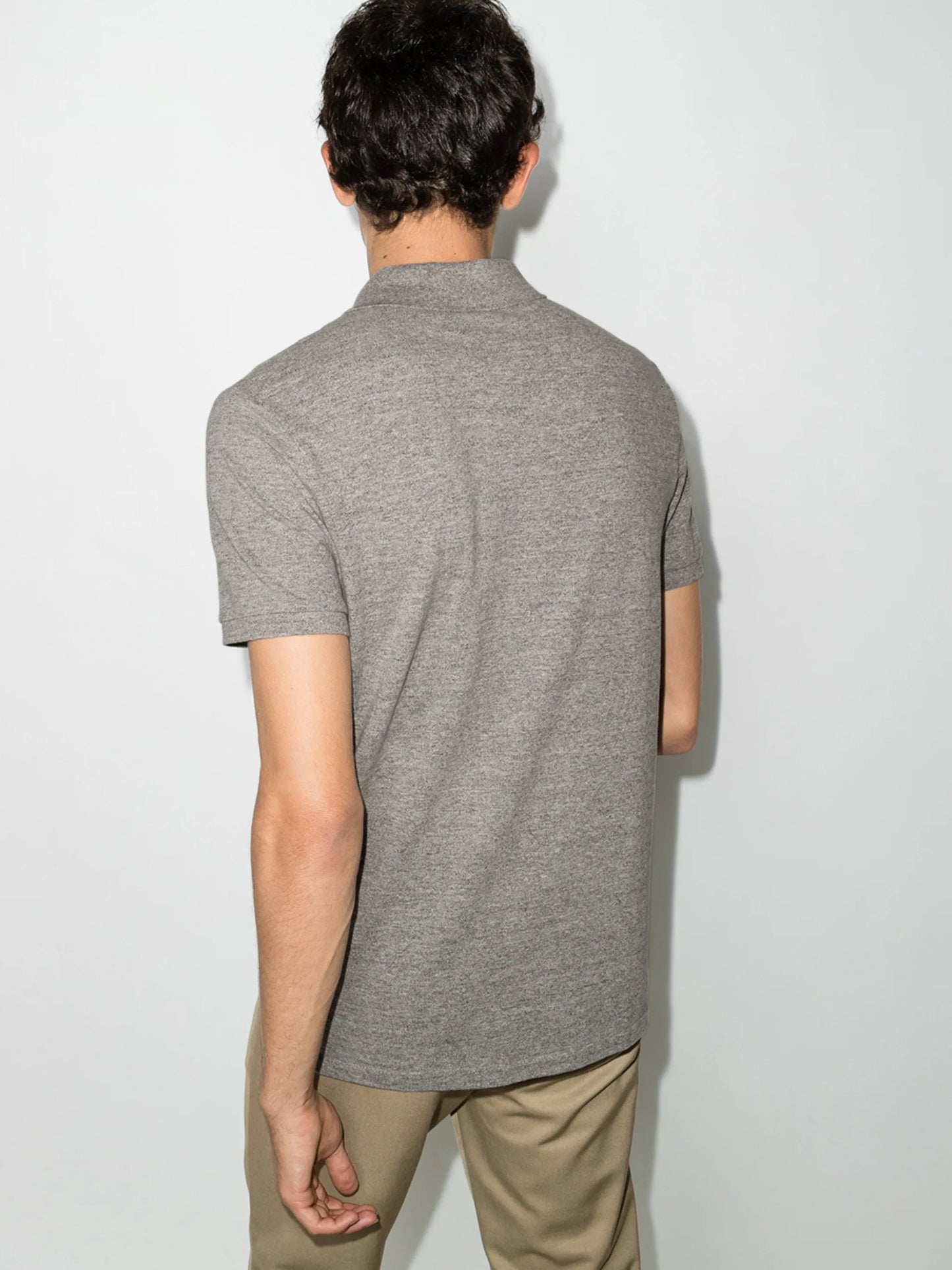 logo-embroidered polo shirt
