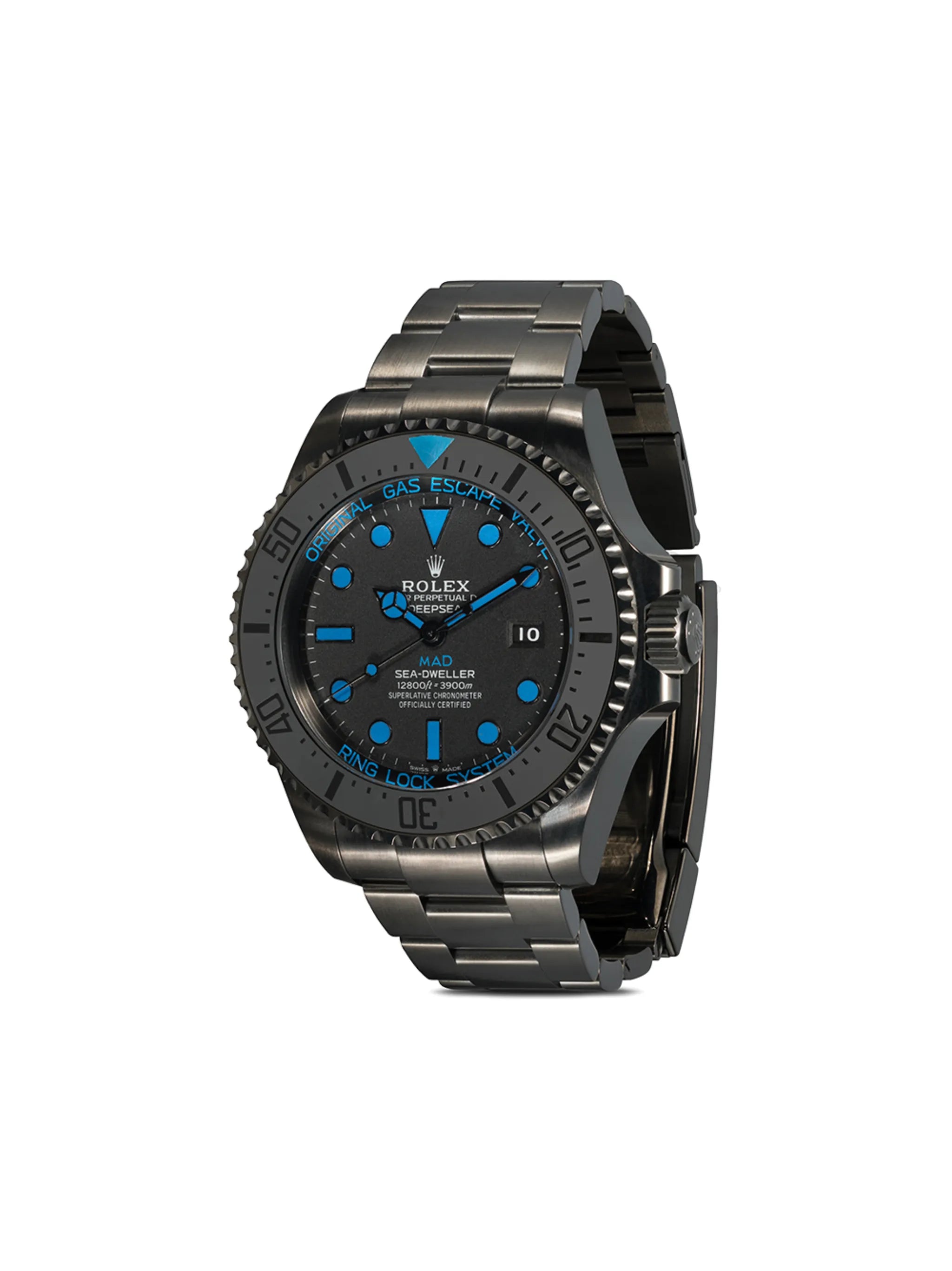 customised pre-owned Rolex Sea-Dweller 40mm