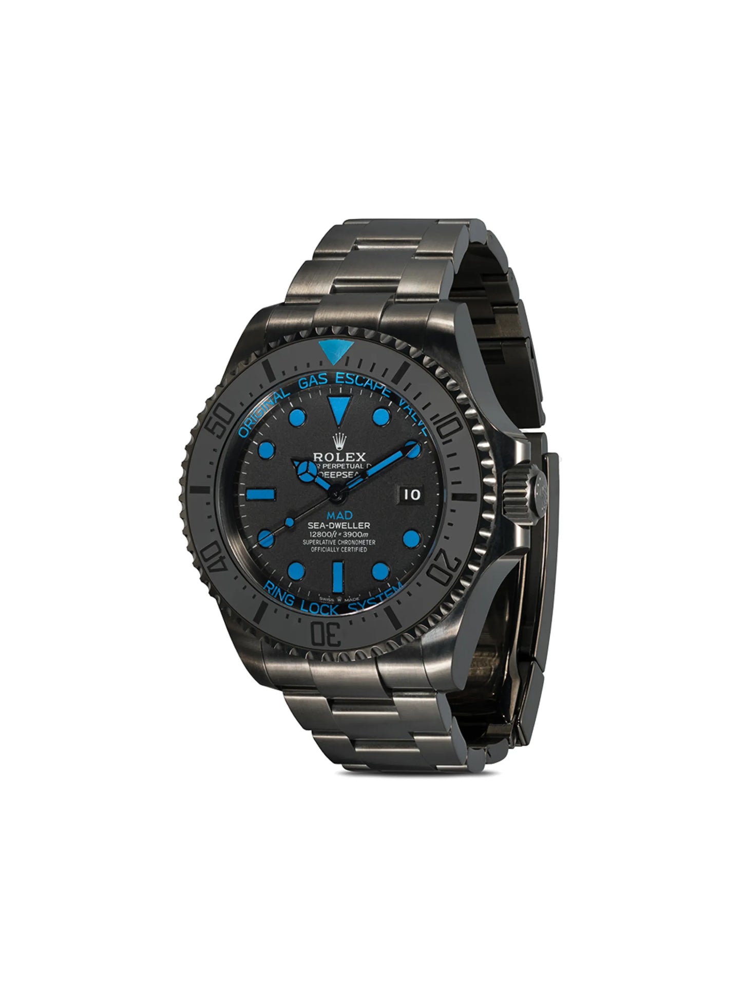 customised pre-owned Rolex Sea-Dweller 40mm