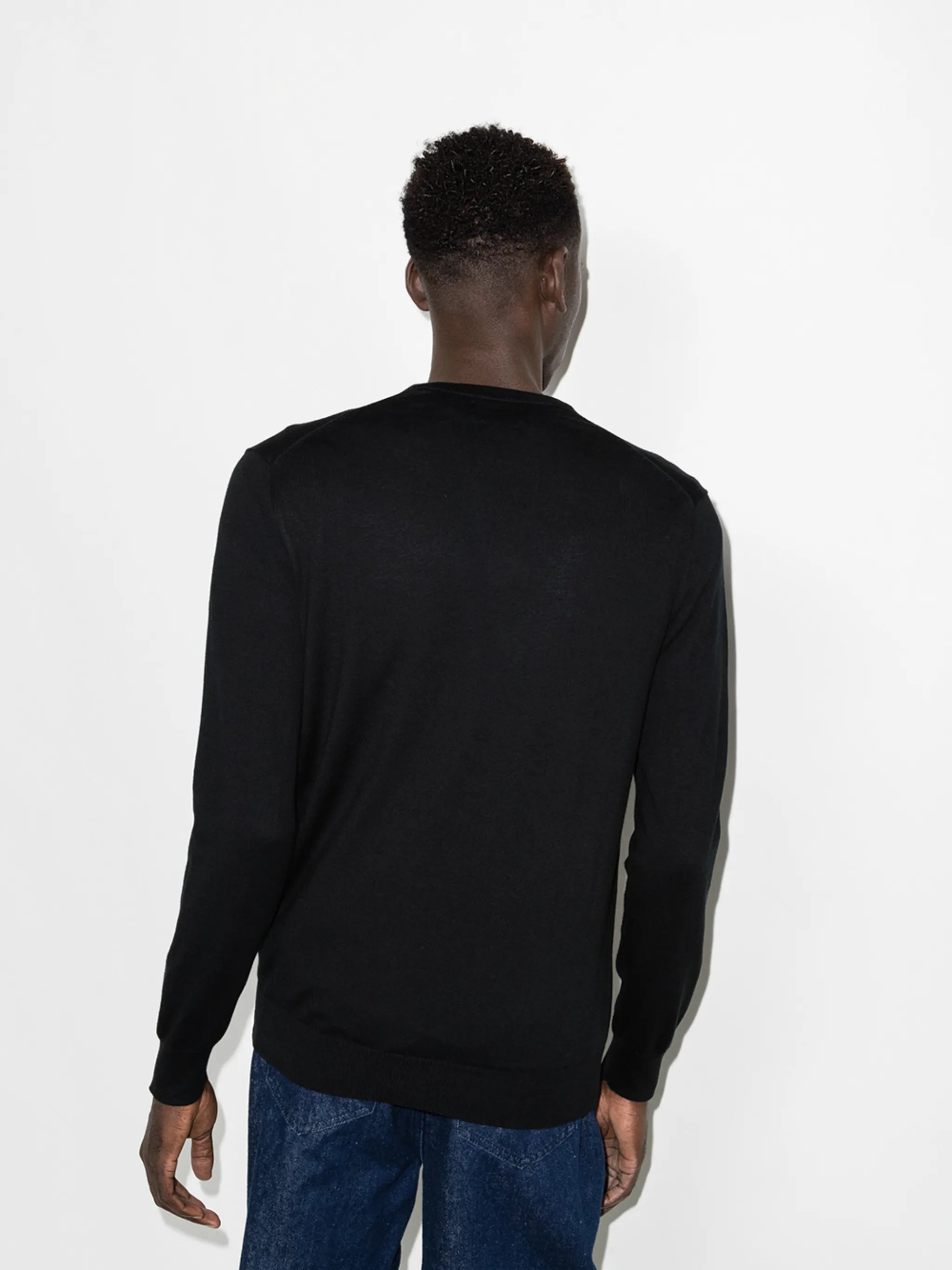 logo embroidery crew jumper