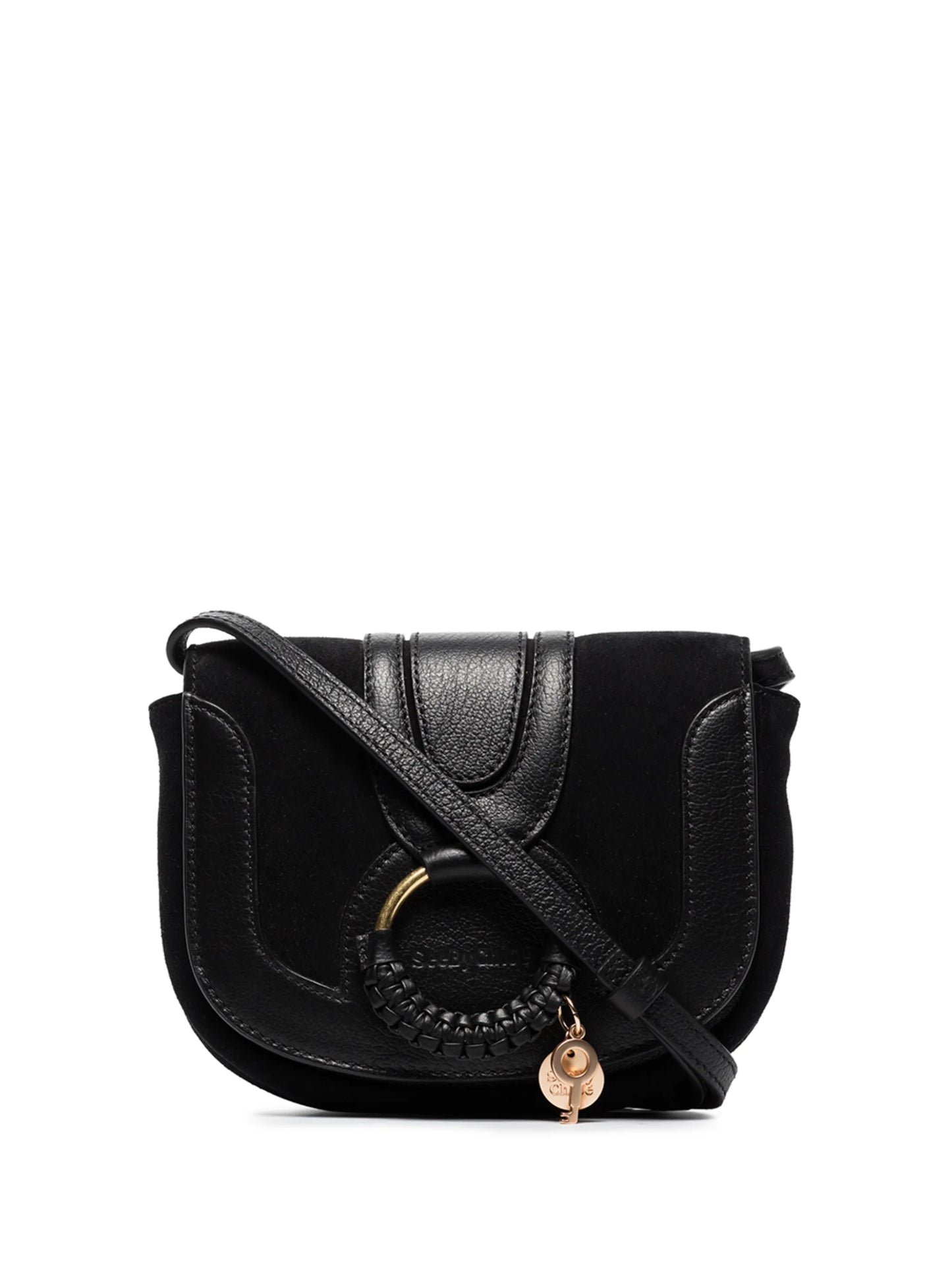 Hana tonal panel crossbody bag