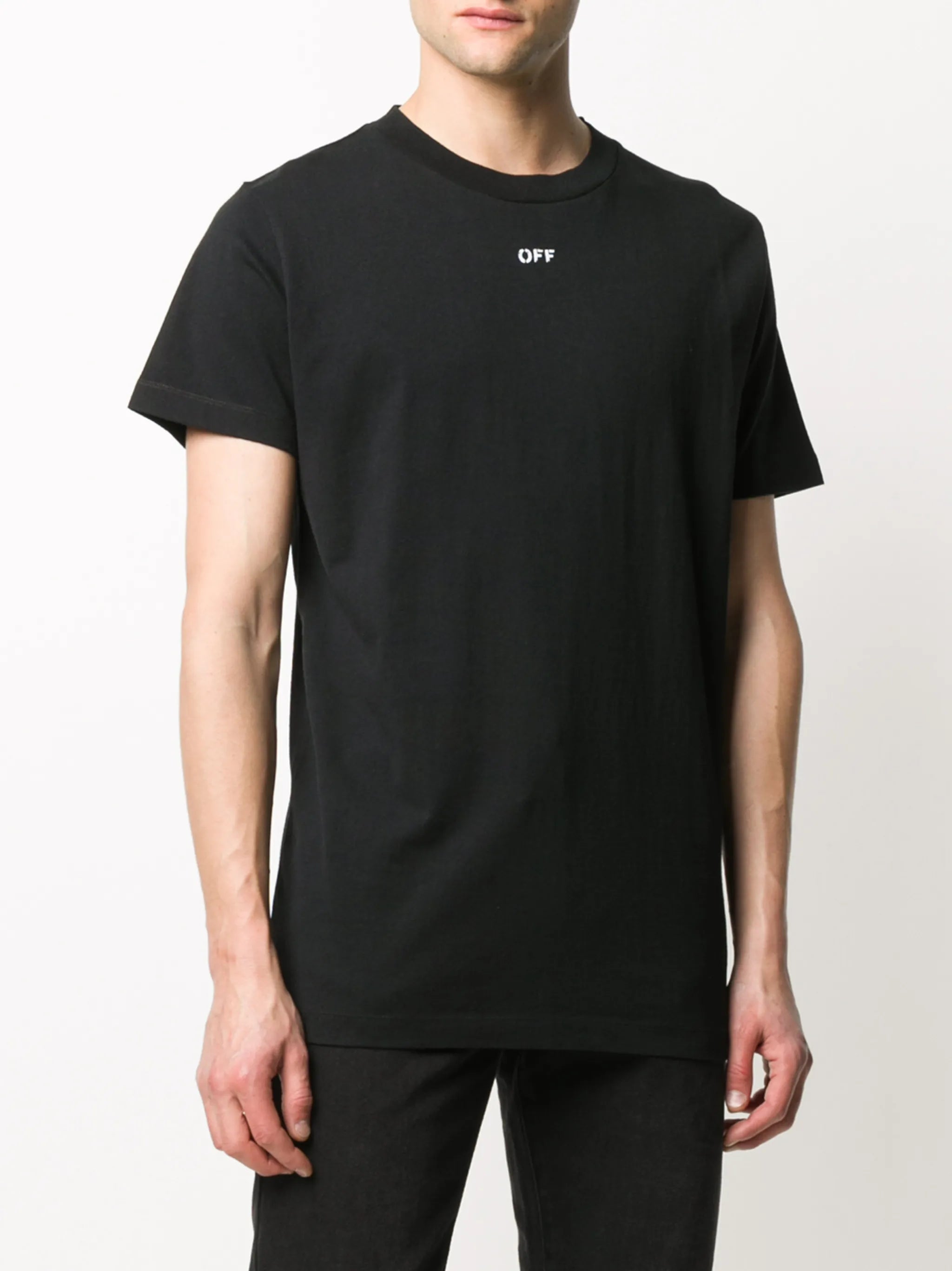 stencil logo-print T-shirt