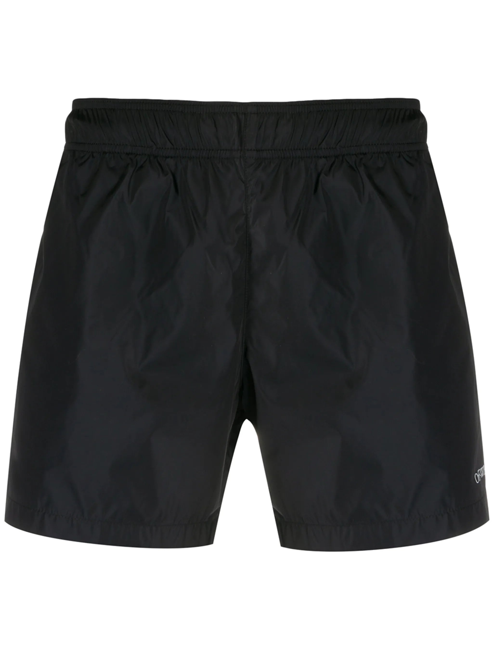 logo print swim shorts