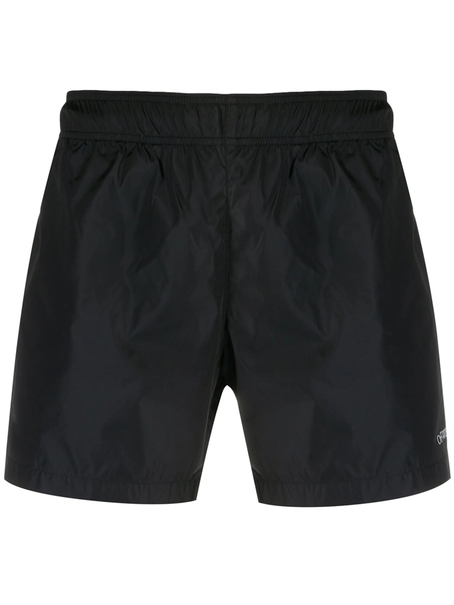 logo print swim shorts