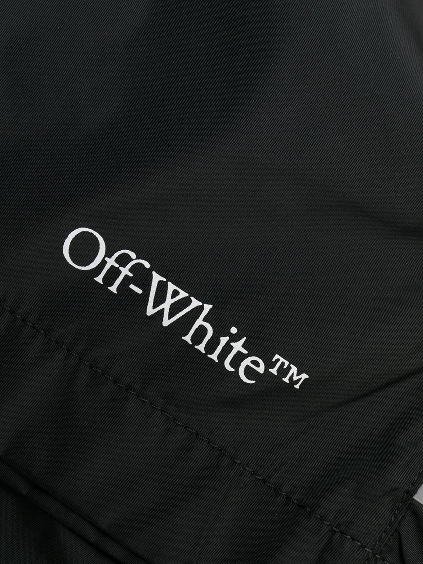 logo print swim shorts