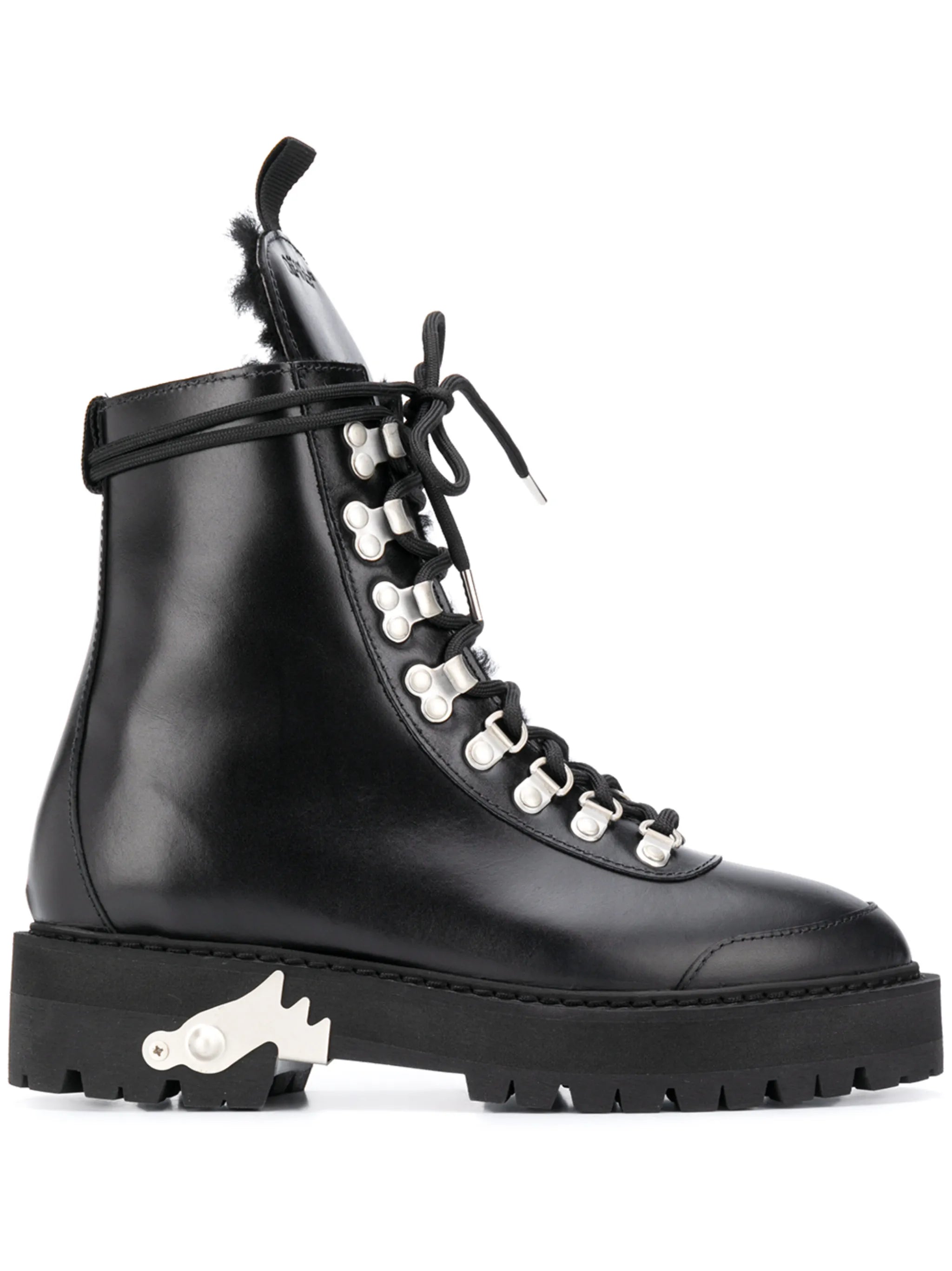 ankle-high hiking boots