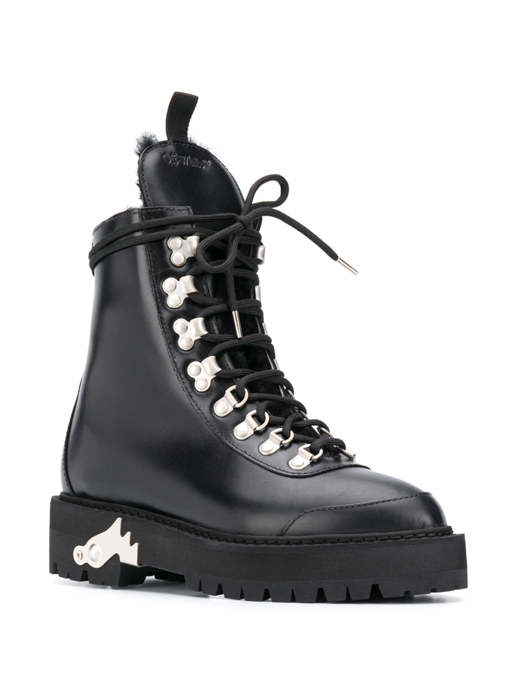 ankle-high hiking boots