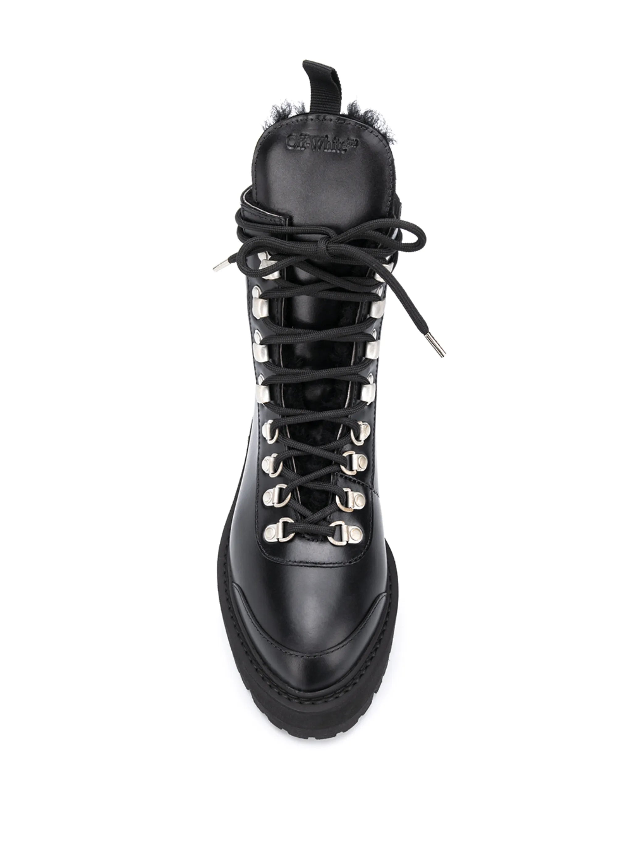 ankle-high hiking boots