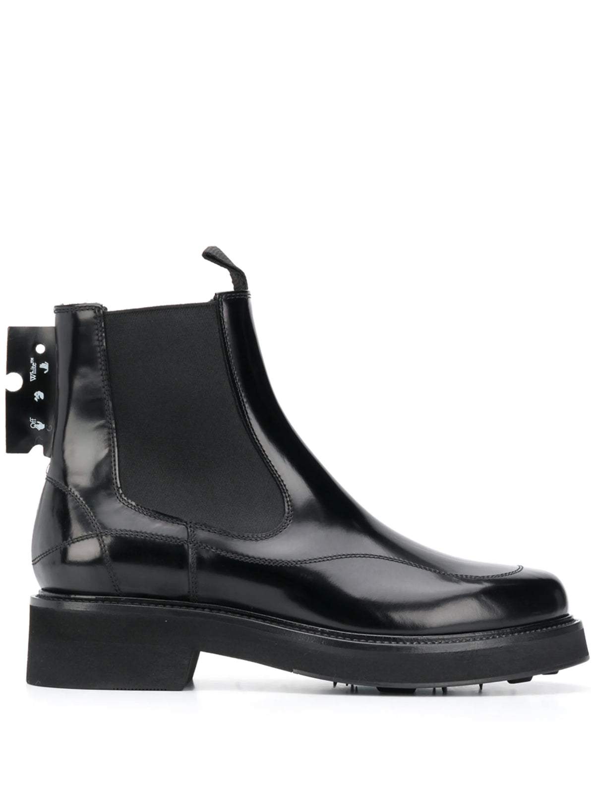logo patch Chelsea boots