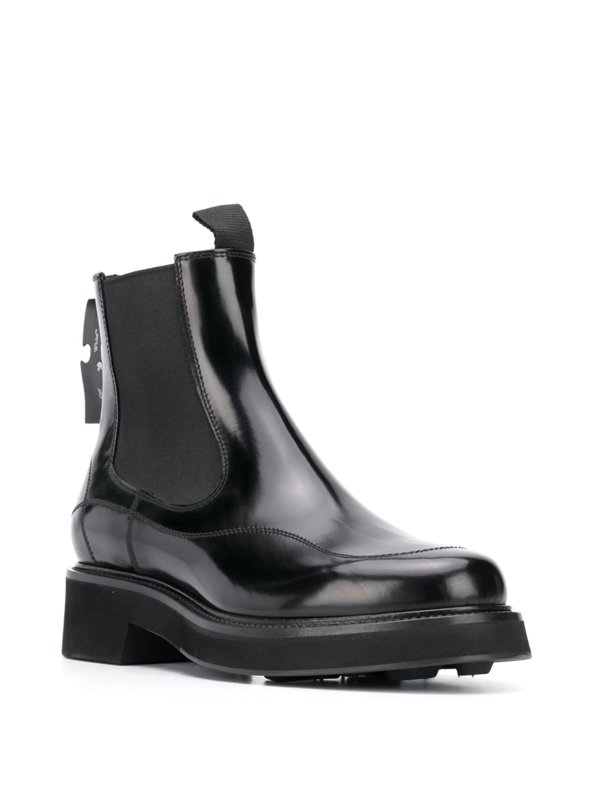 logo patch Chelsea boots