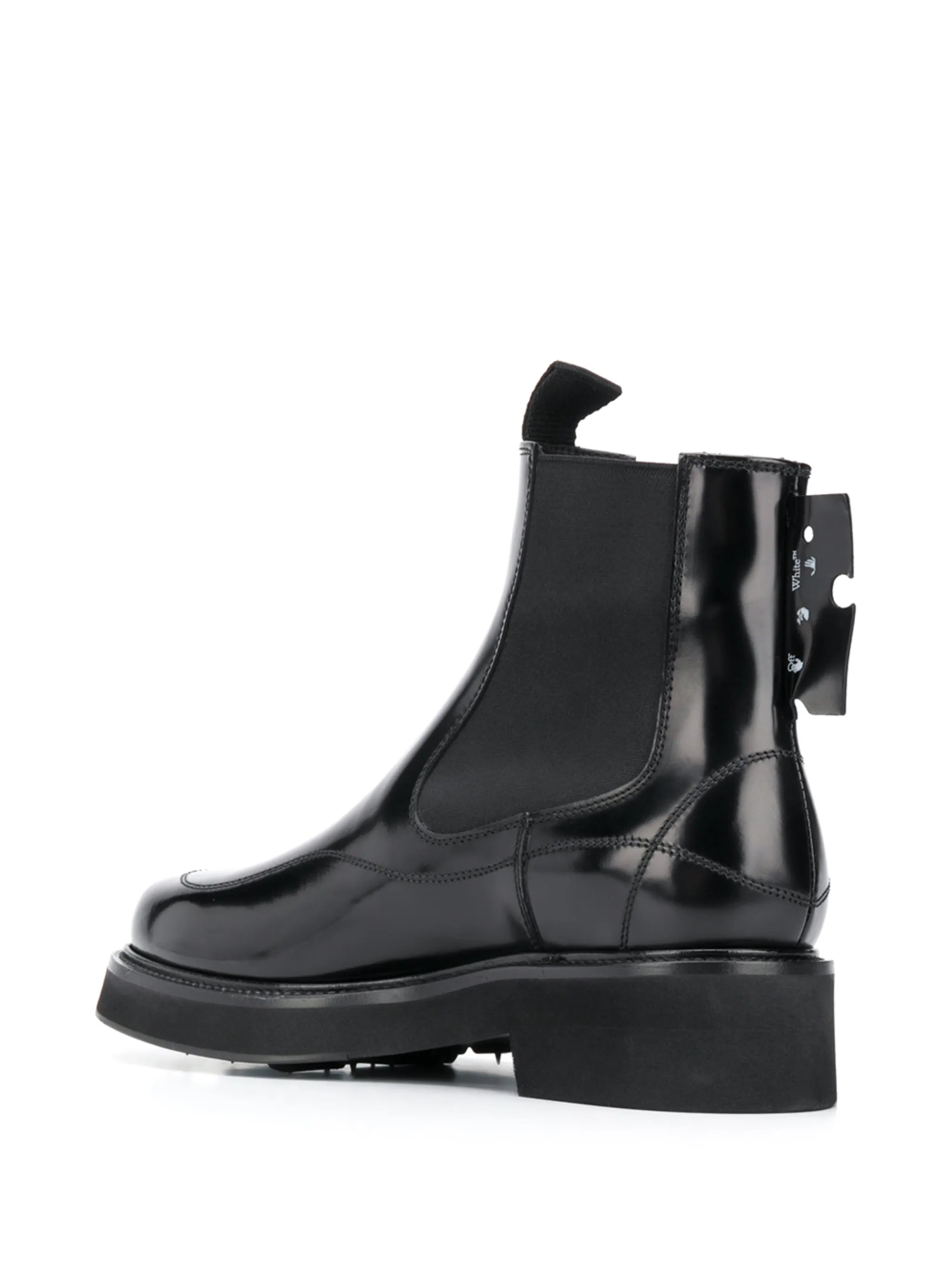 logo patch Chelsea boots