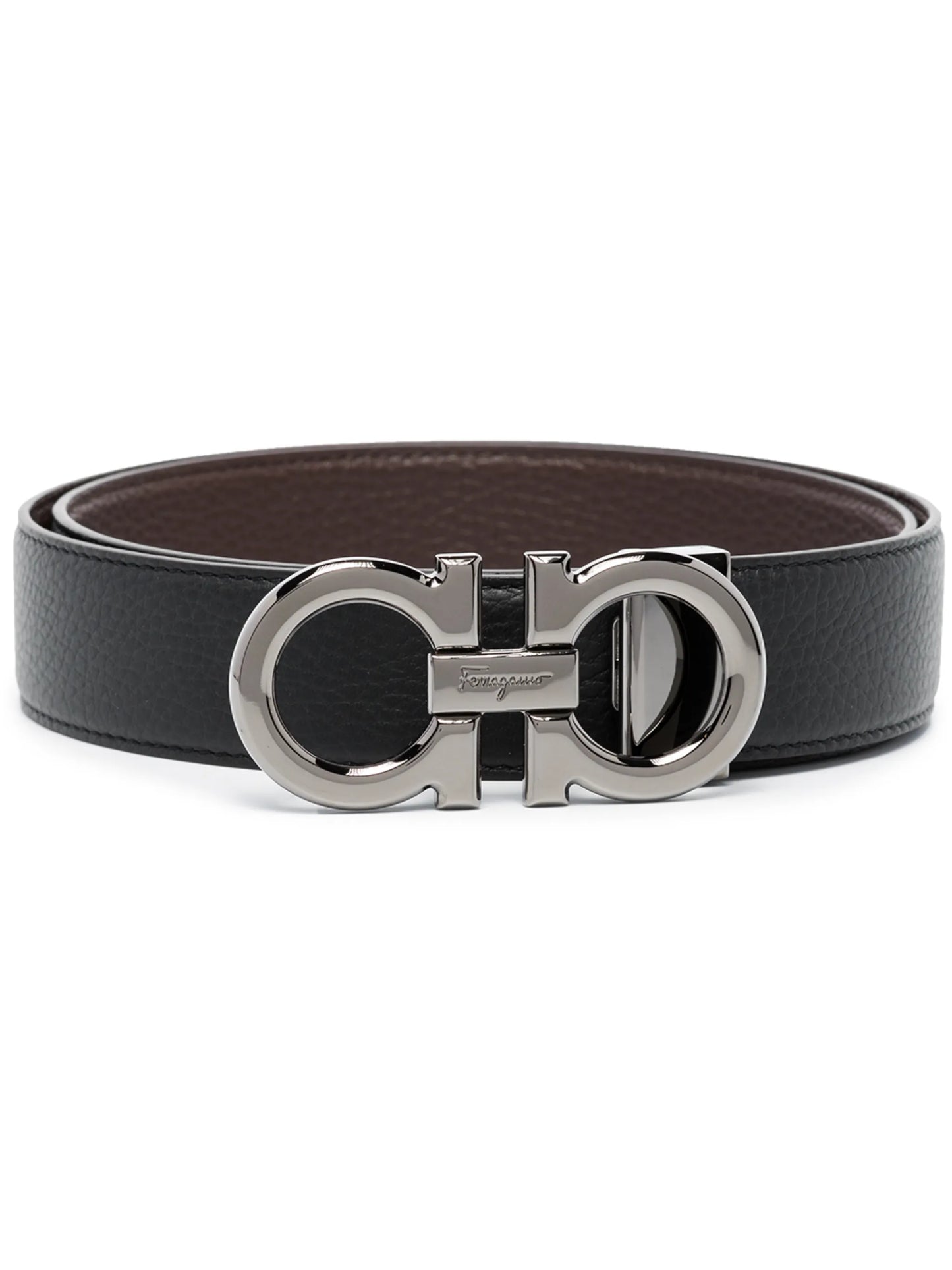 Gancini buckle belt