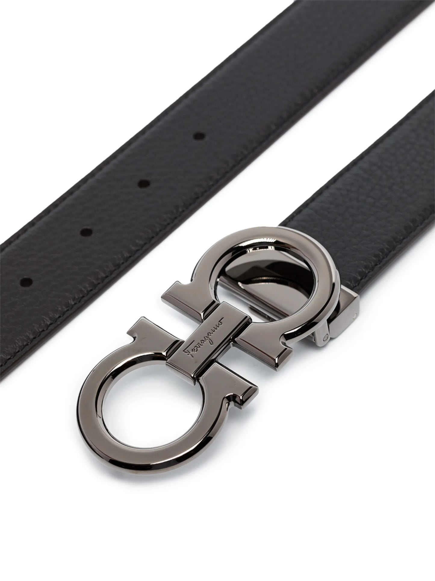 Gancini buckle belt