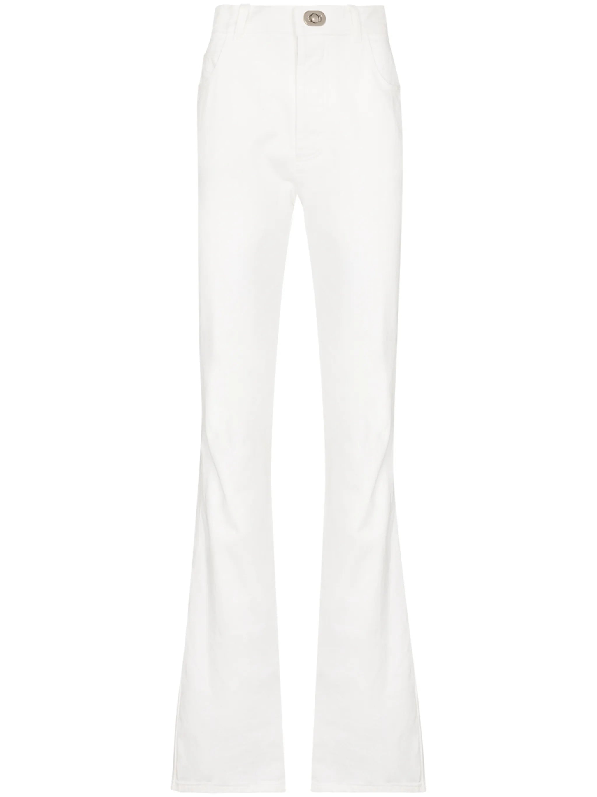 high-rise flared jeans