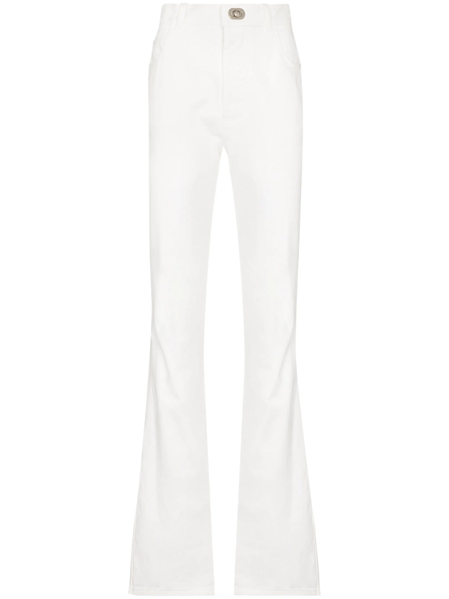 high-rise flared jeans