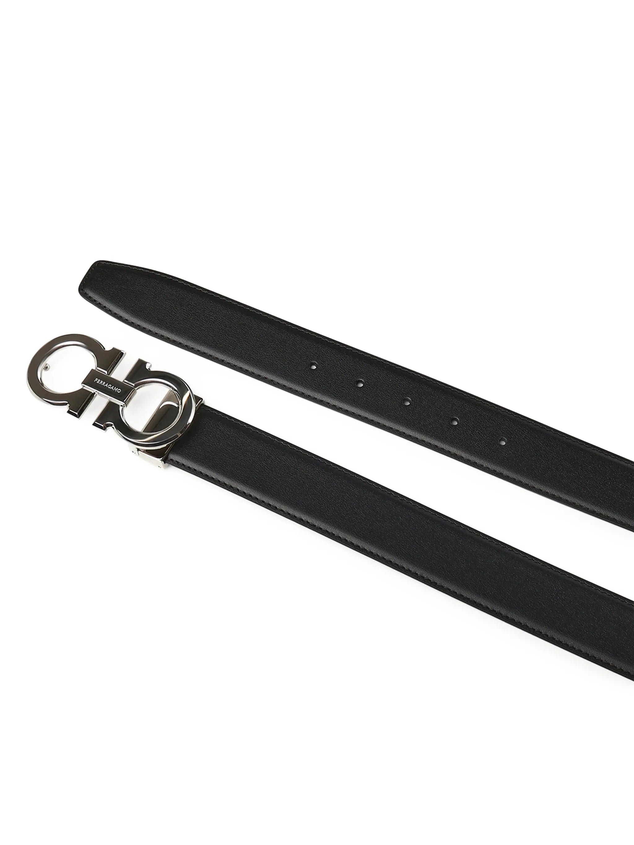Gancini buckle belt