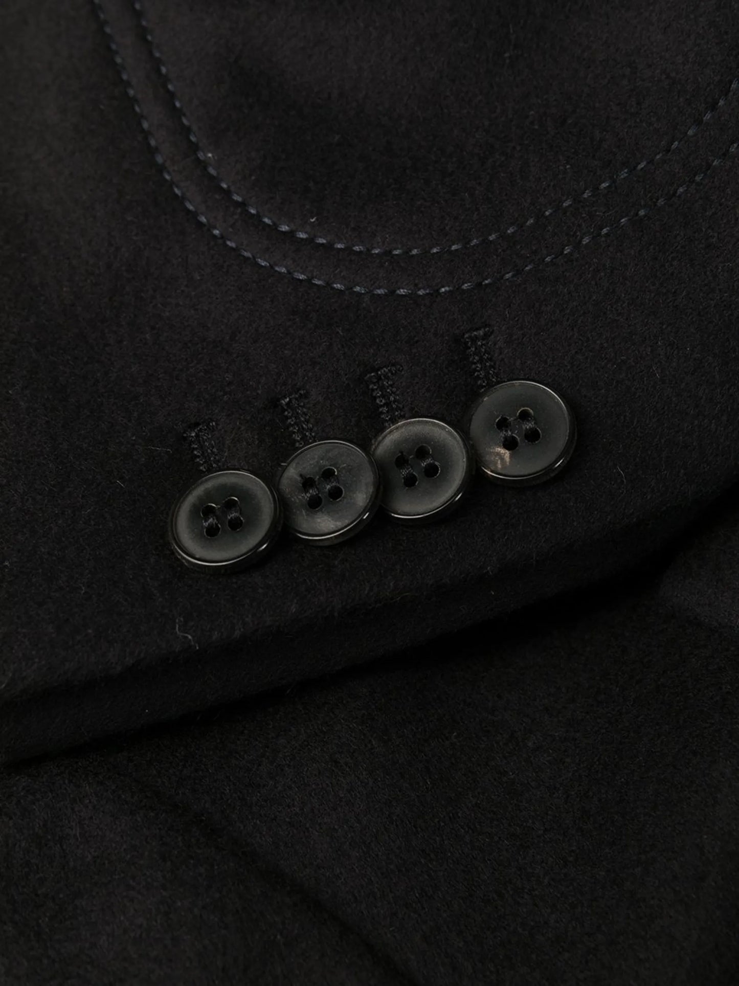 long sleeve single-breasted coat