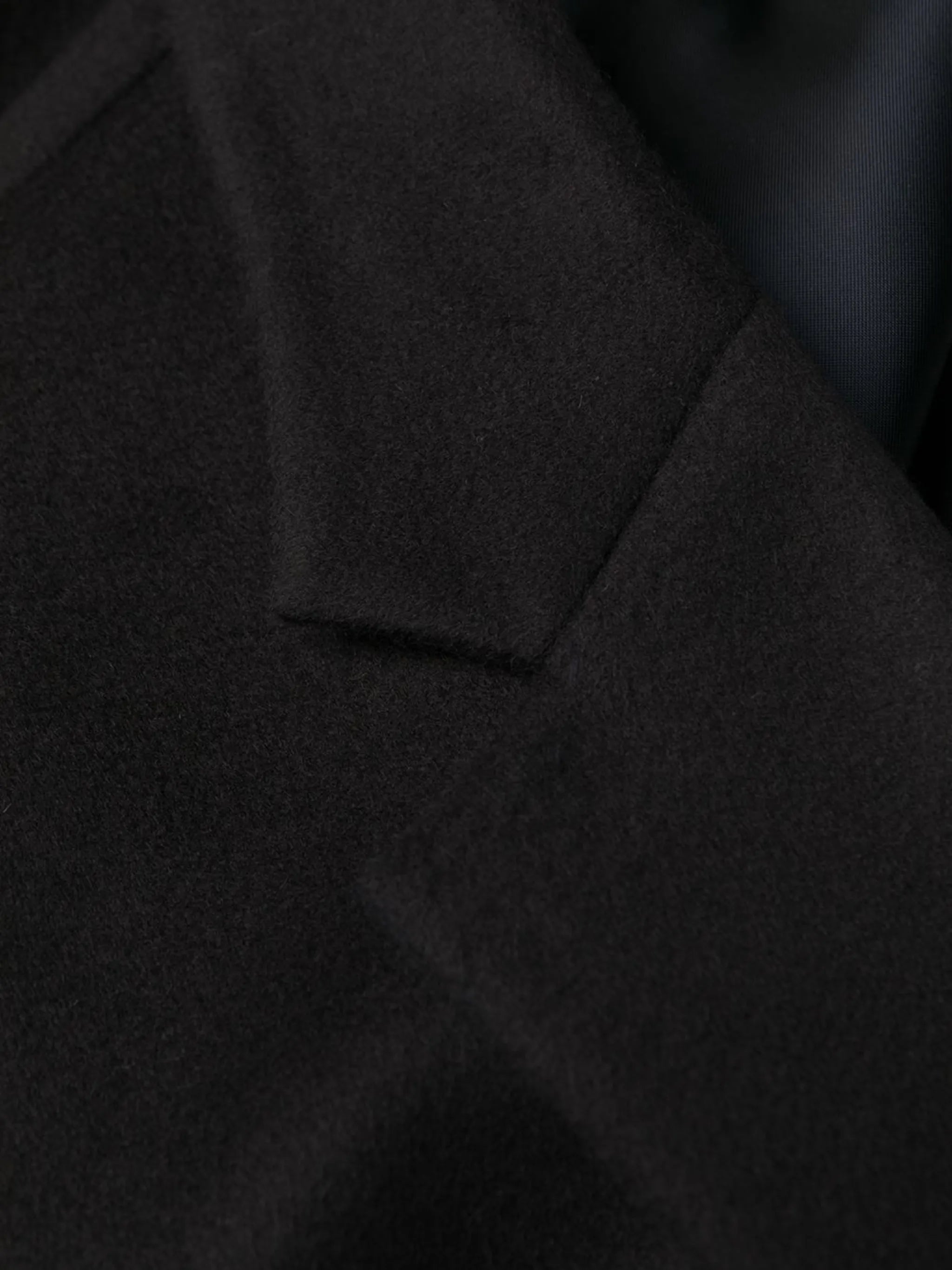 long sleeve single-breasted coat