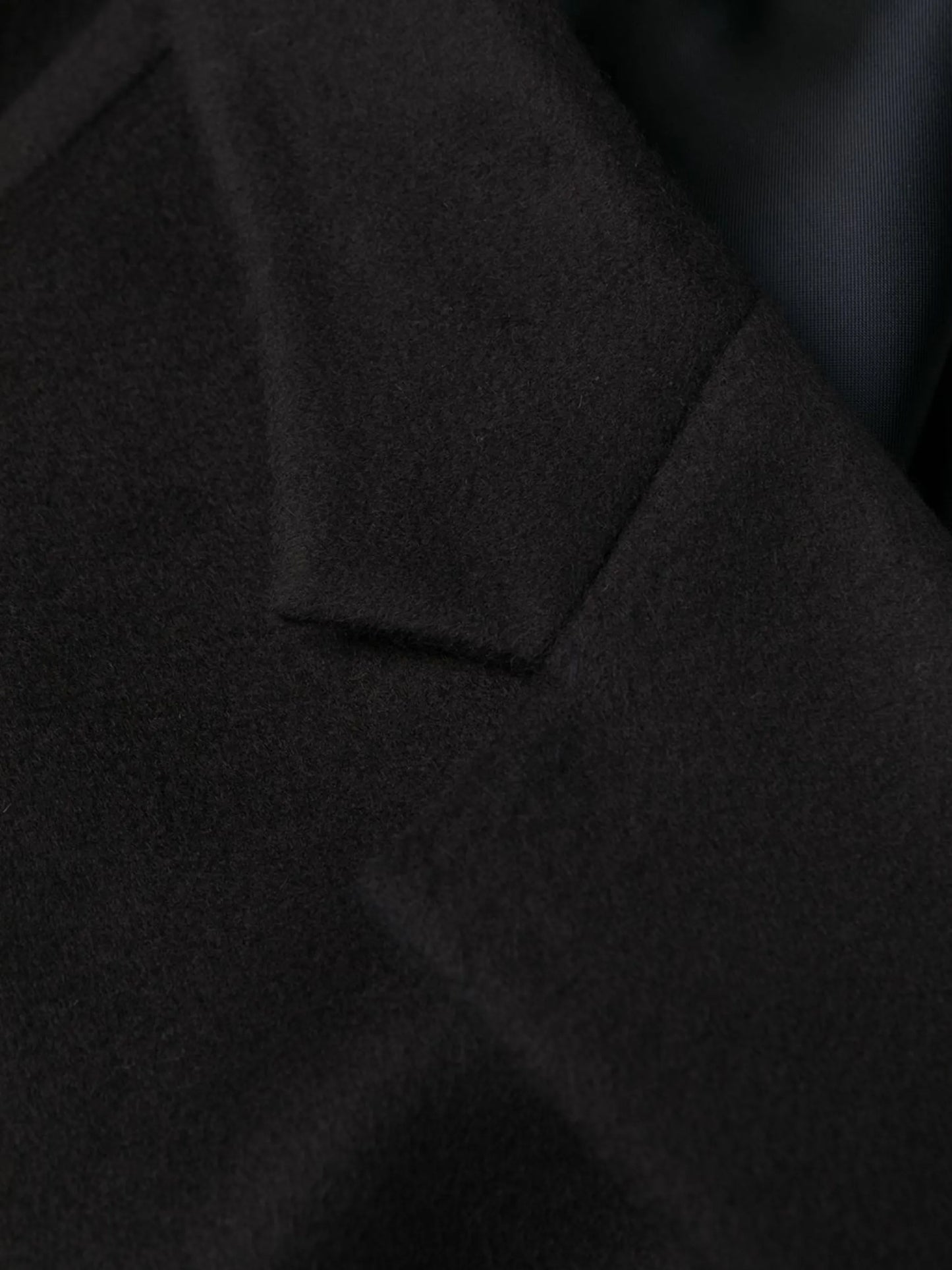 long sleeve single-breasted coat