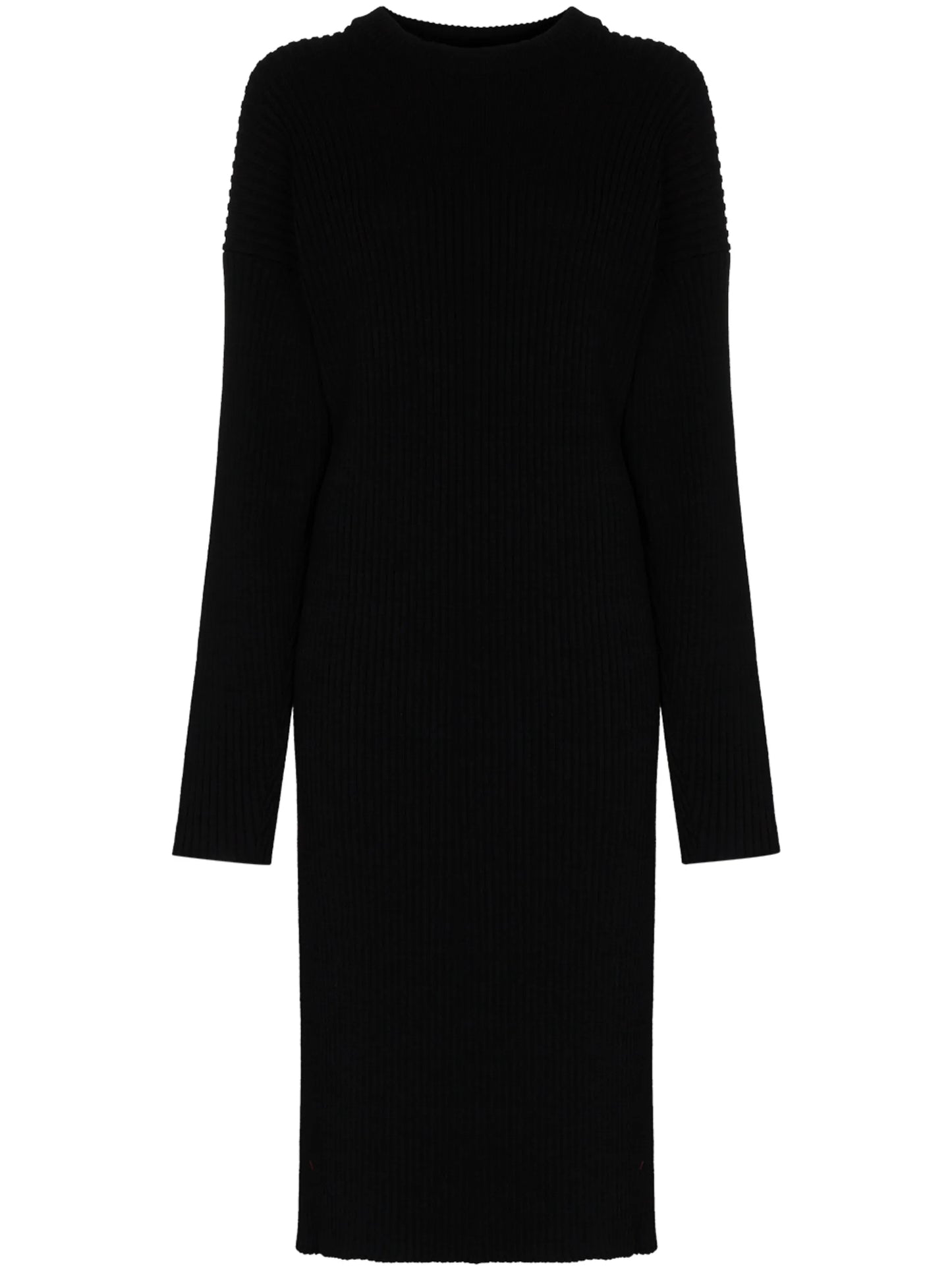 cut-out knee-length sweater dress