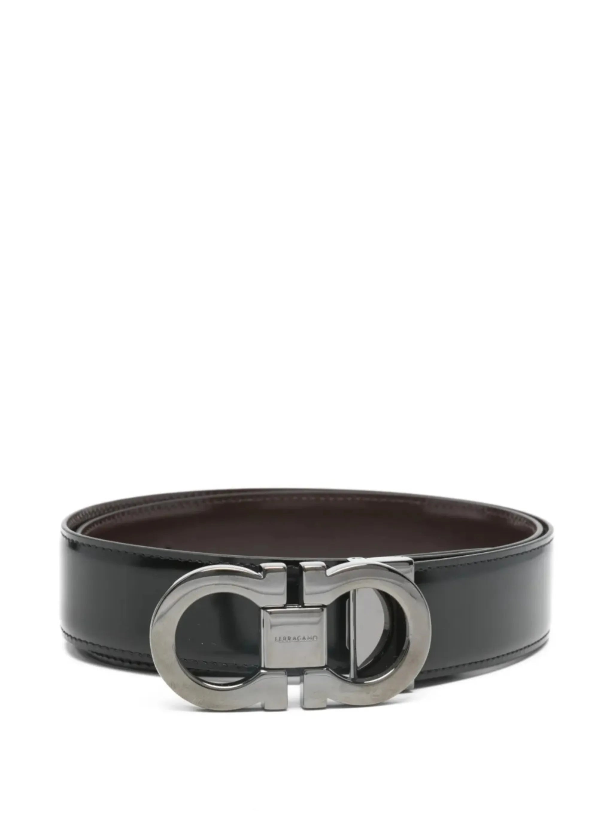 reversible Gancini belt