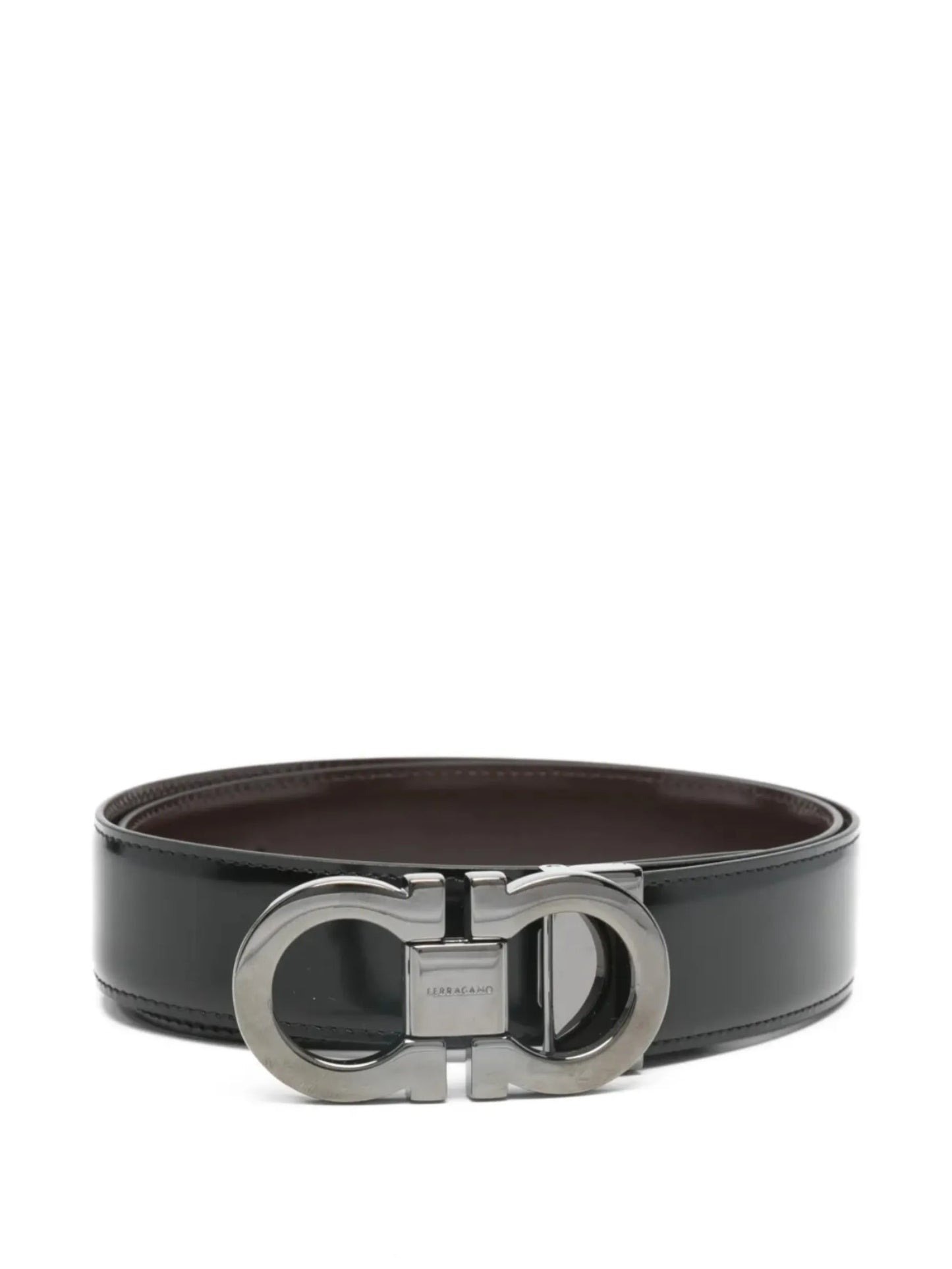 reversible Gancini belt