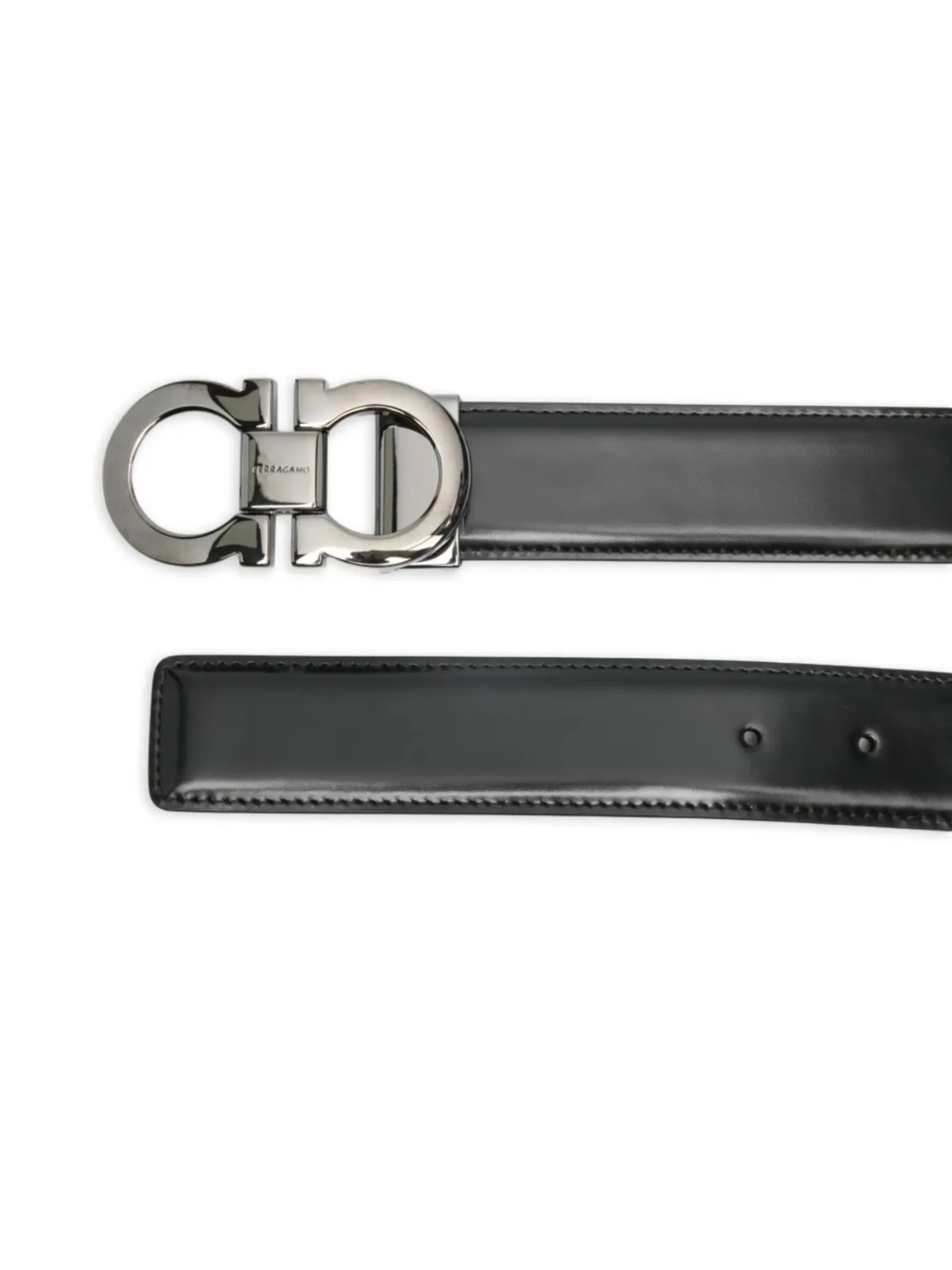 reversible Gancini belt