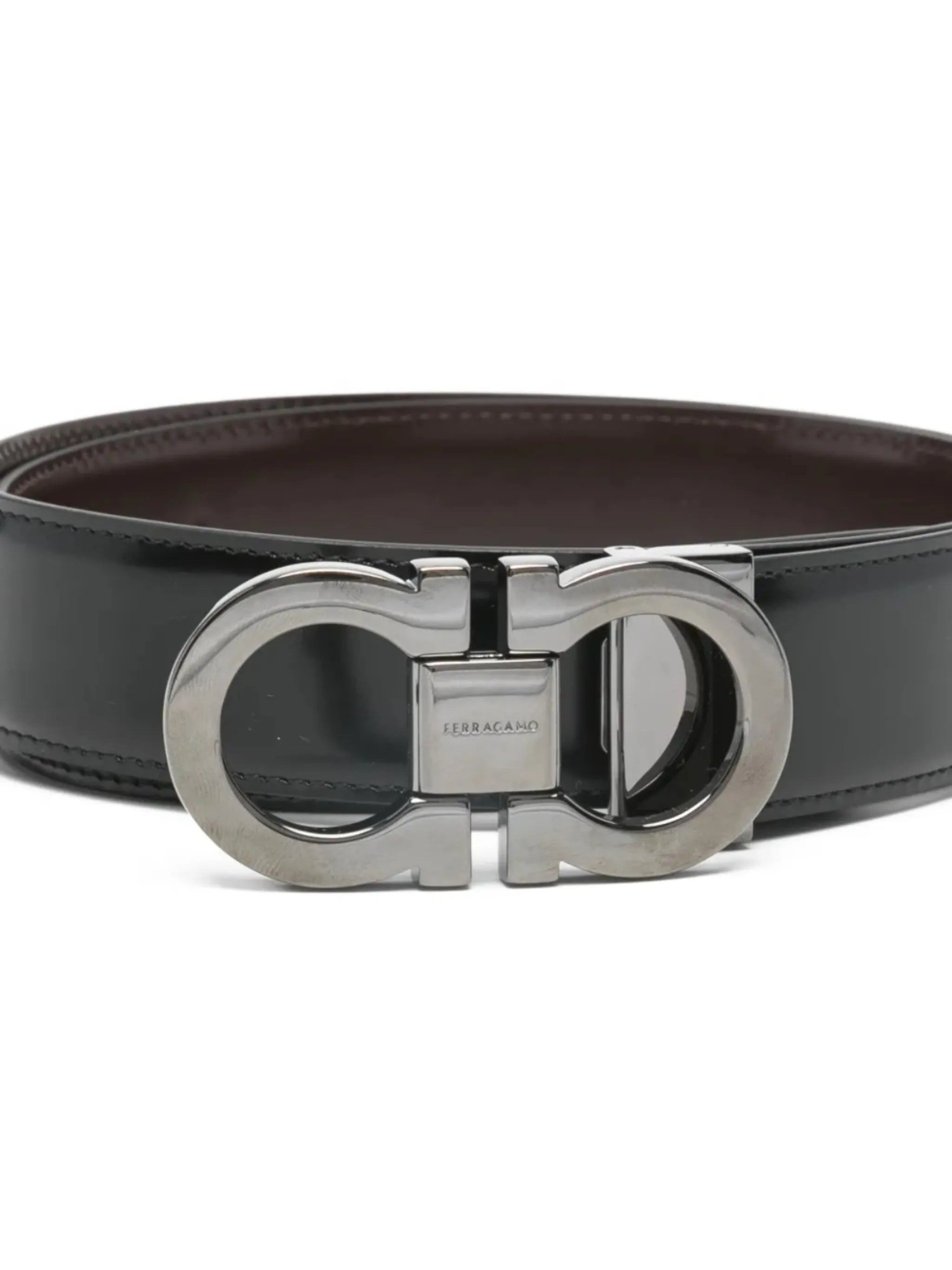 reversible Gancini belt