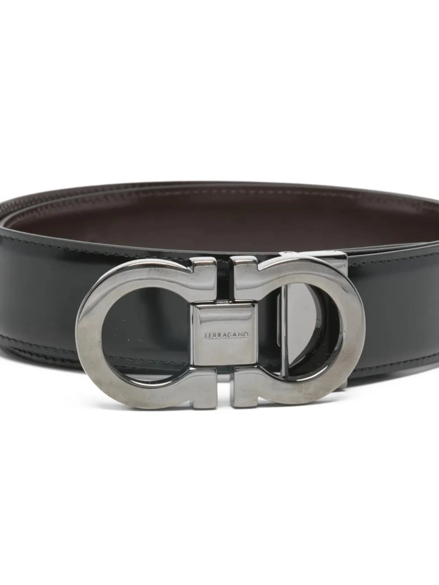 reversible Gancini belt