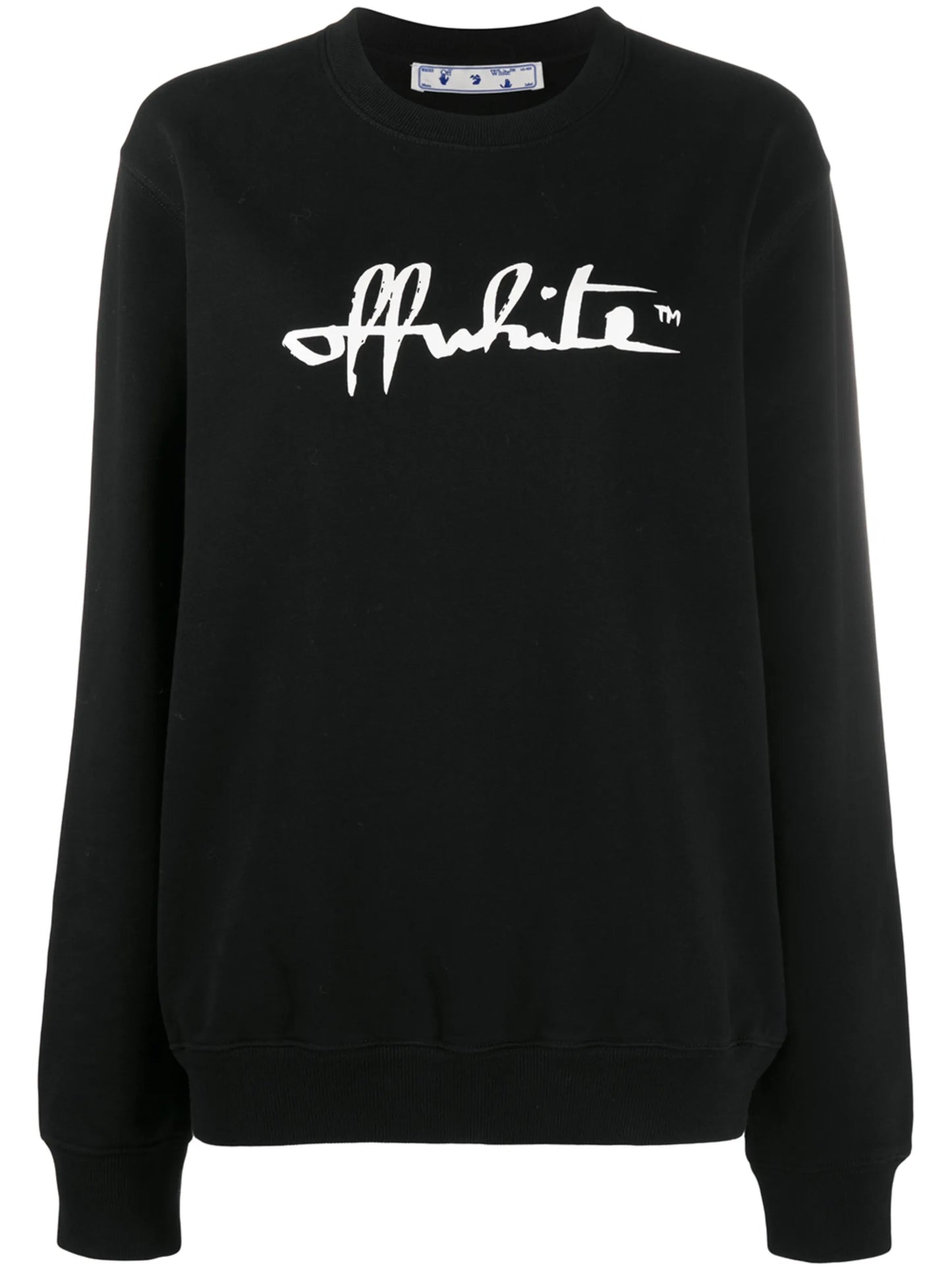 script logo sweatshirt