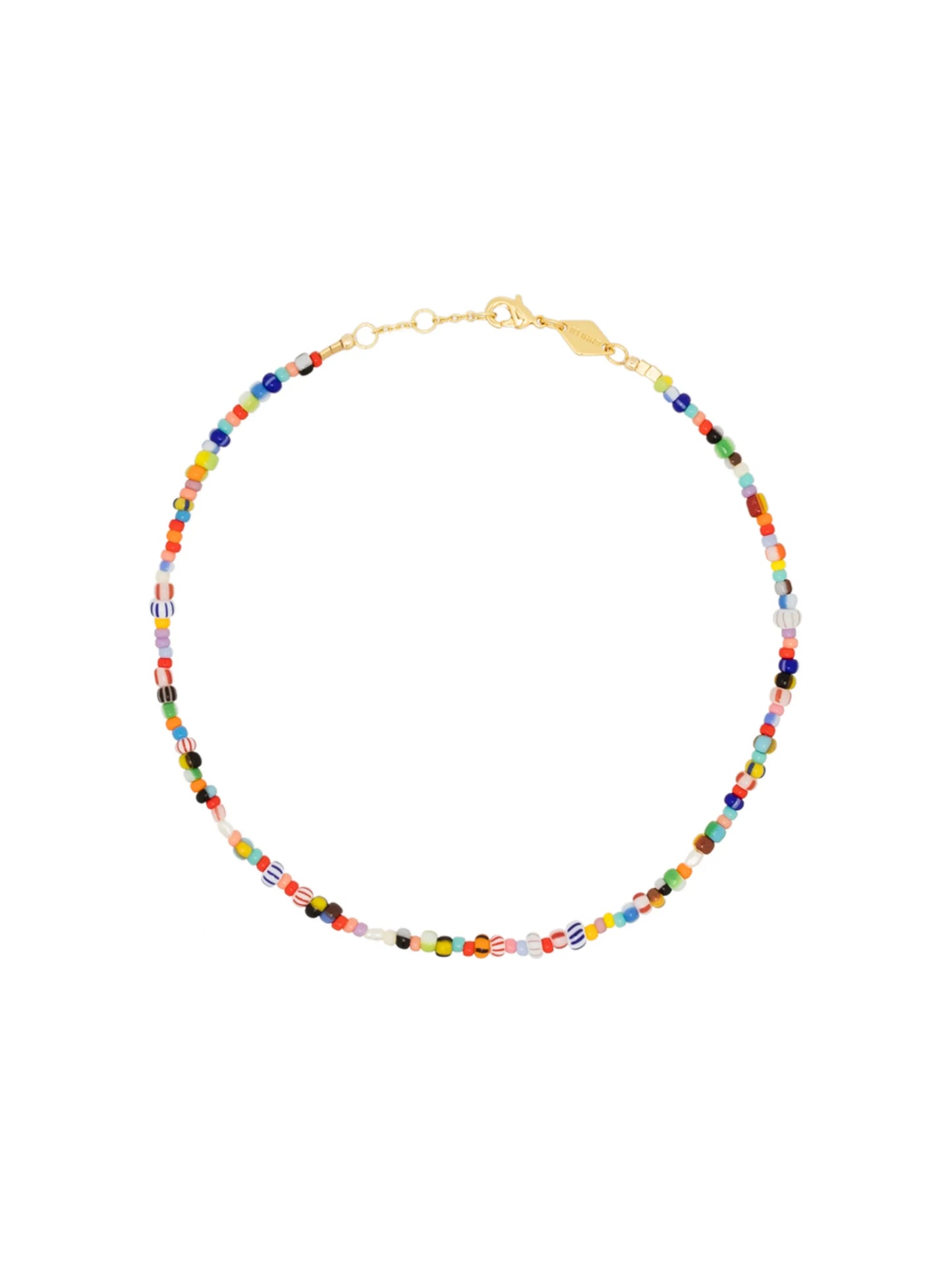 18kt gold-plated Petit Alaia anklet