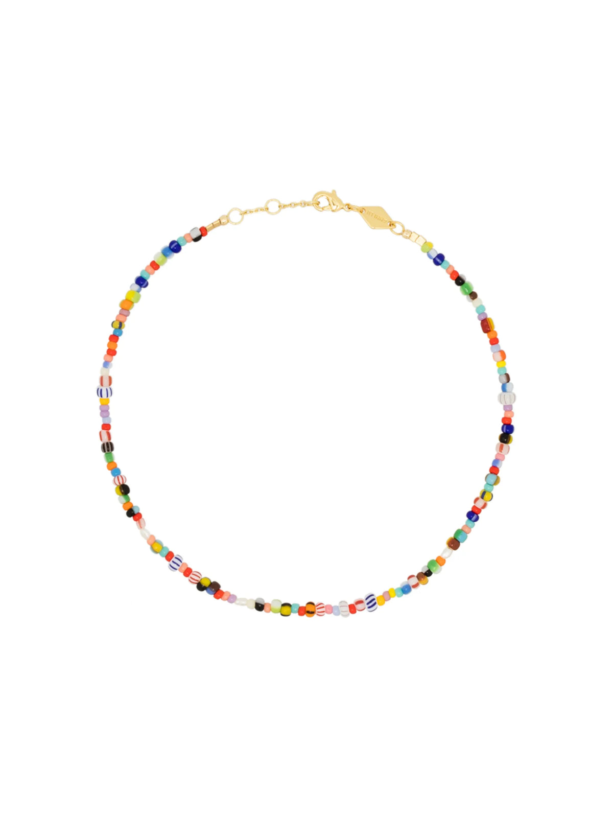 18kt gold-plated Petit Alaia anklet
