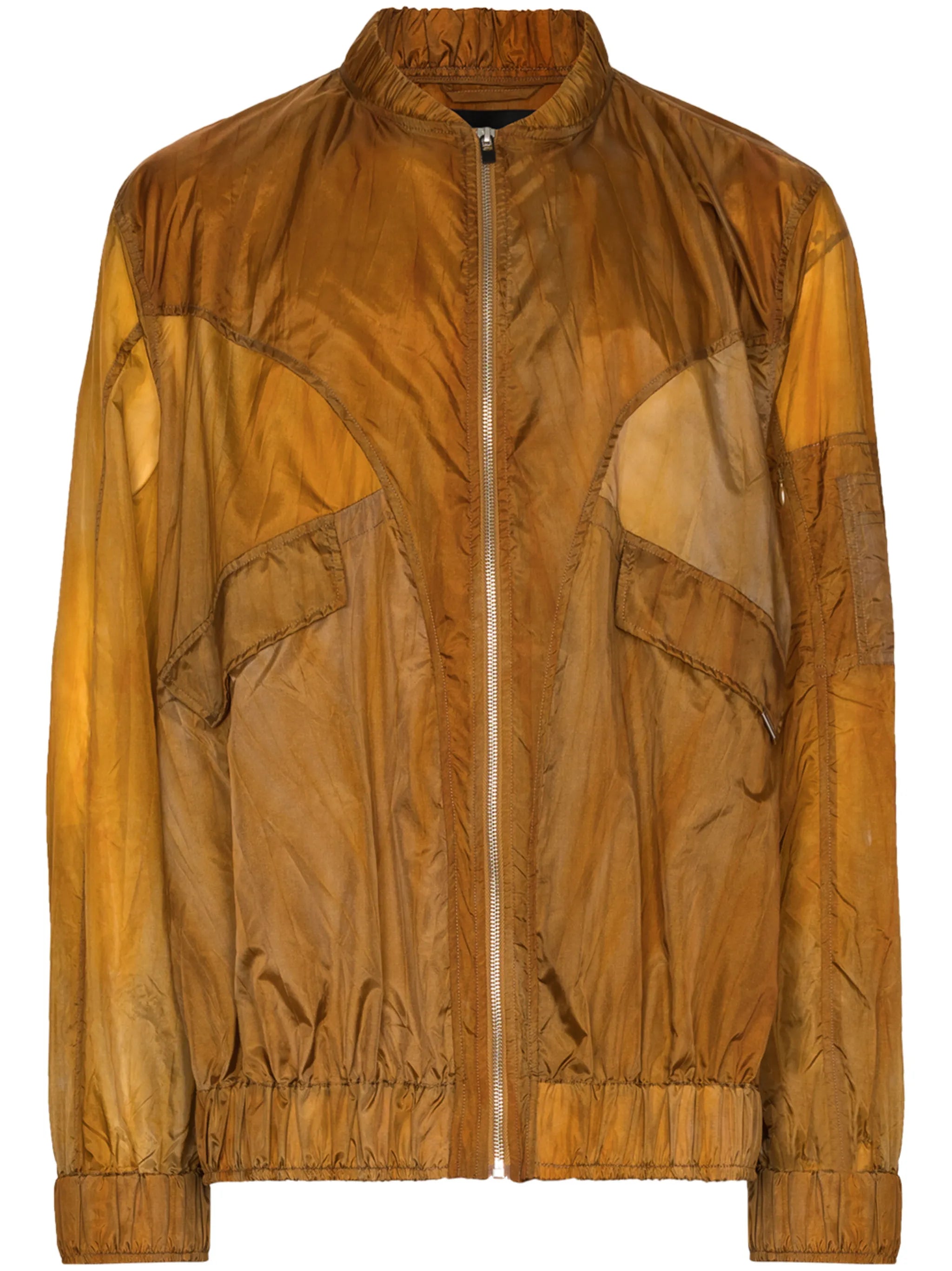 front-zip bomber jacket