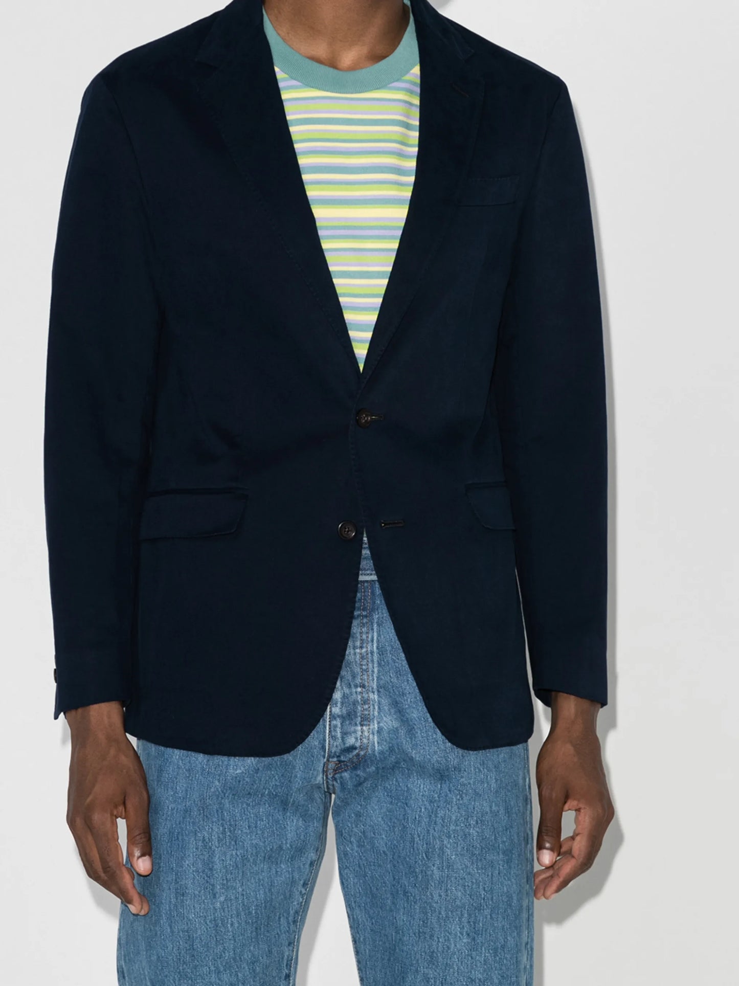 single-breasted blazer