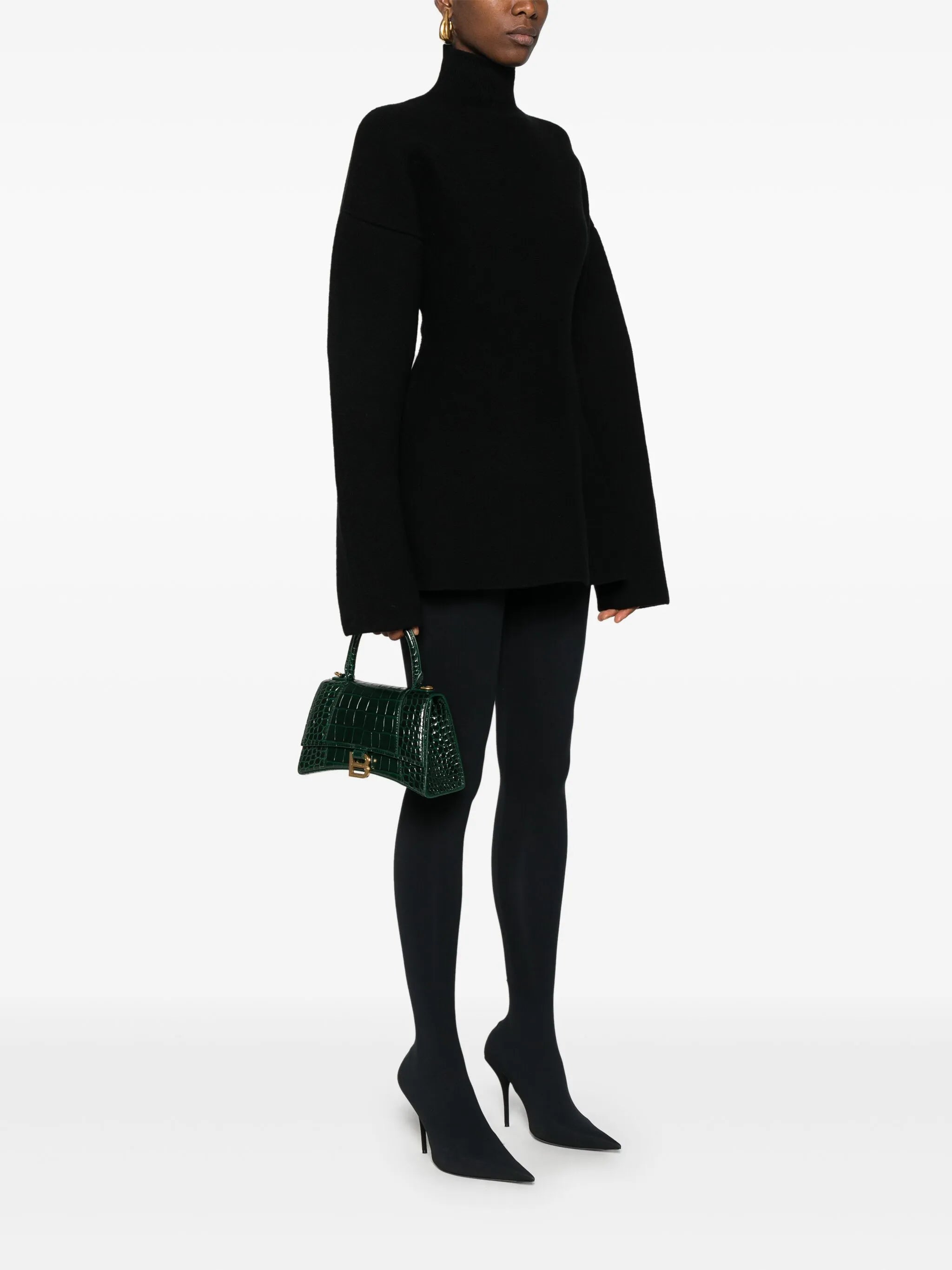small Hourglass top-handle bag