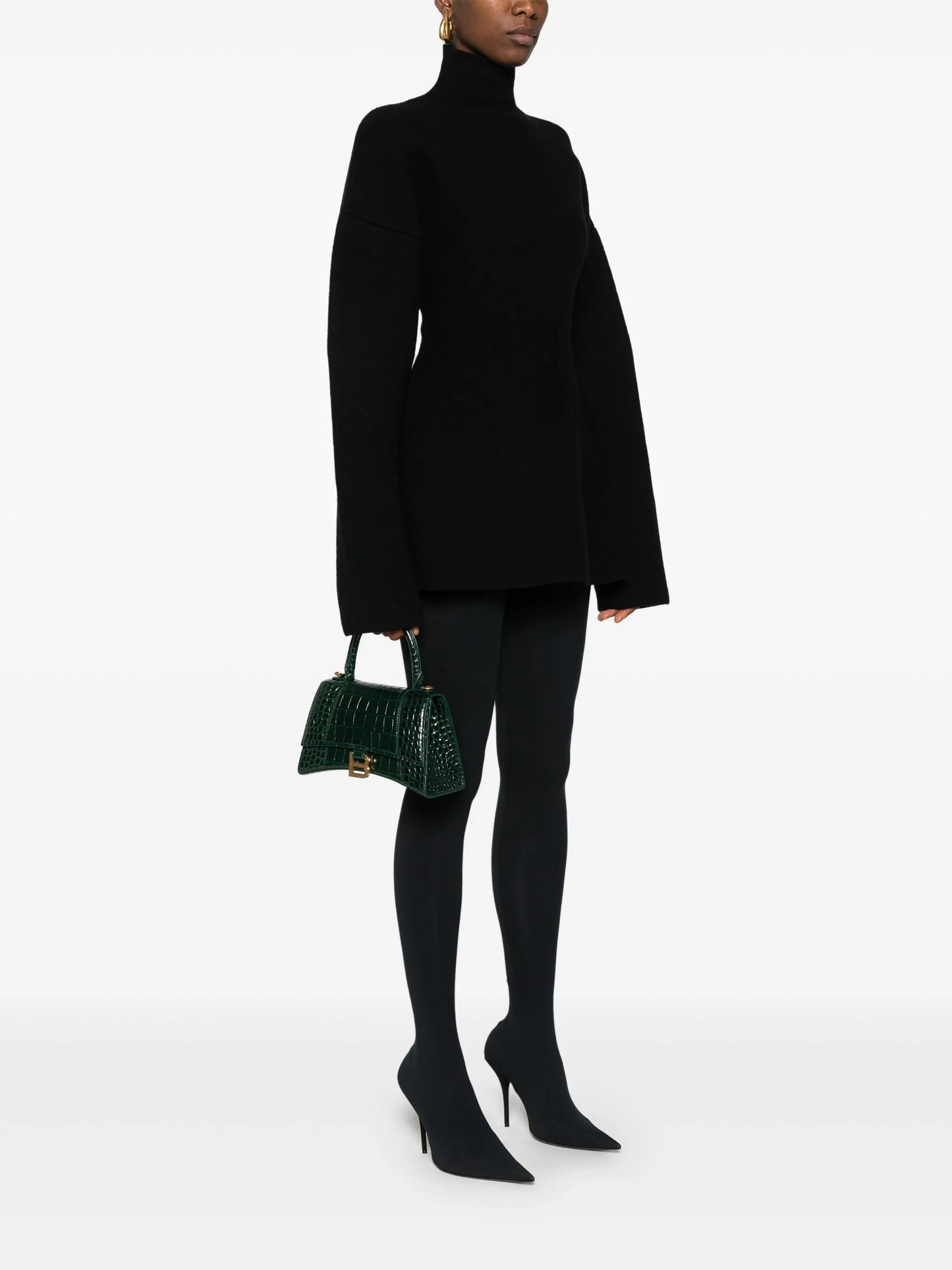 small Hourglass top-handle bag