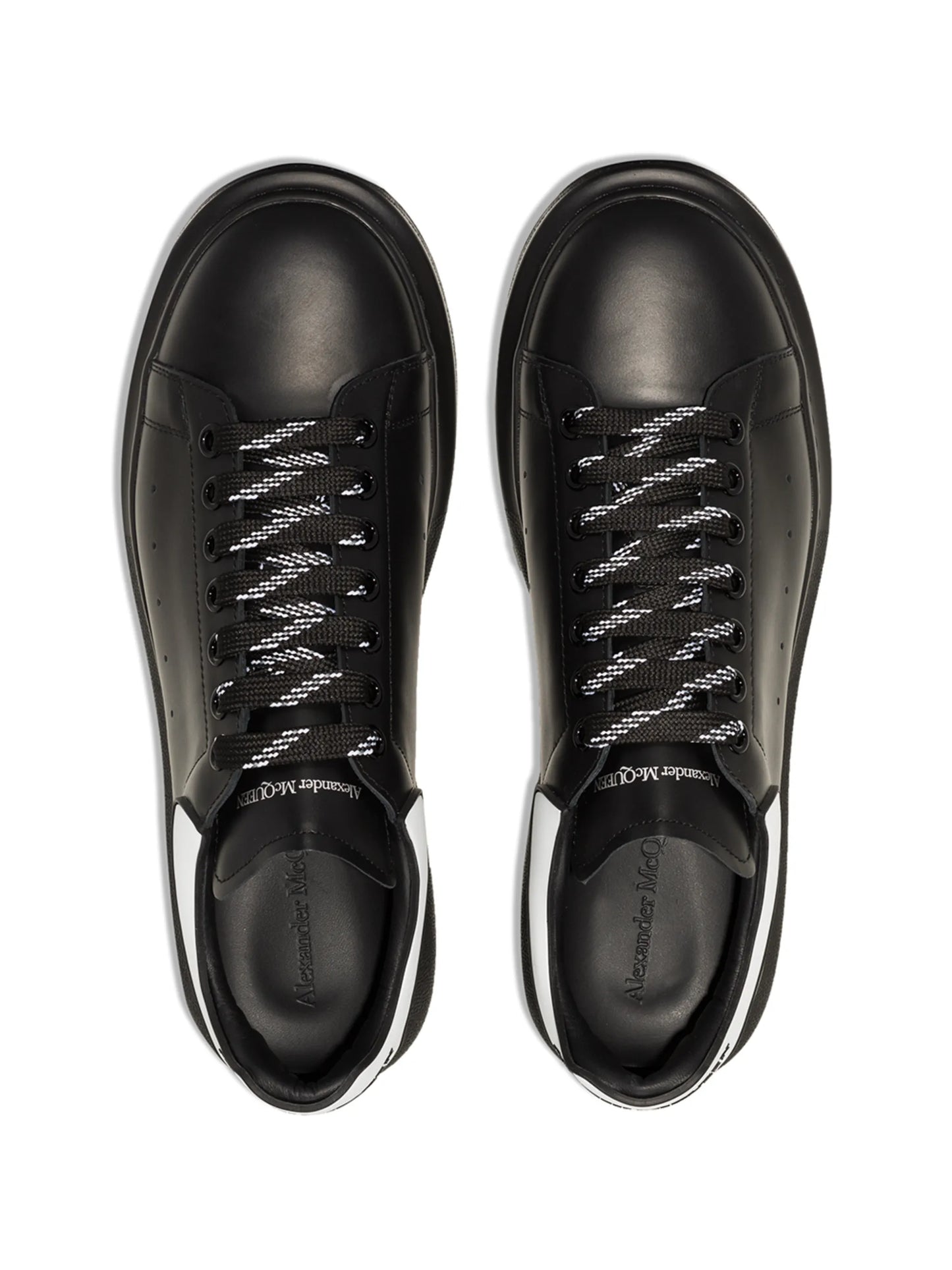 Oversized leather sneakers