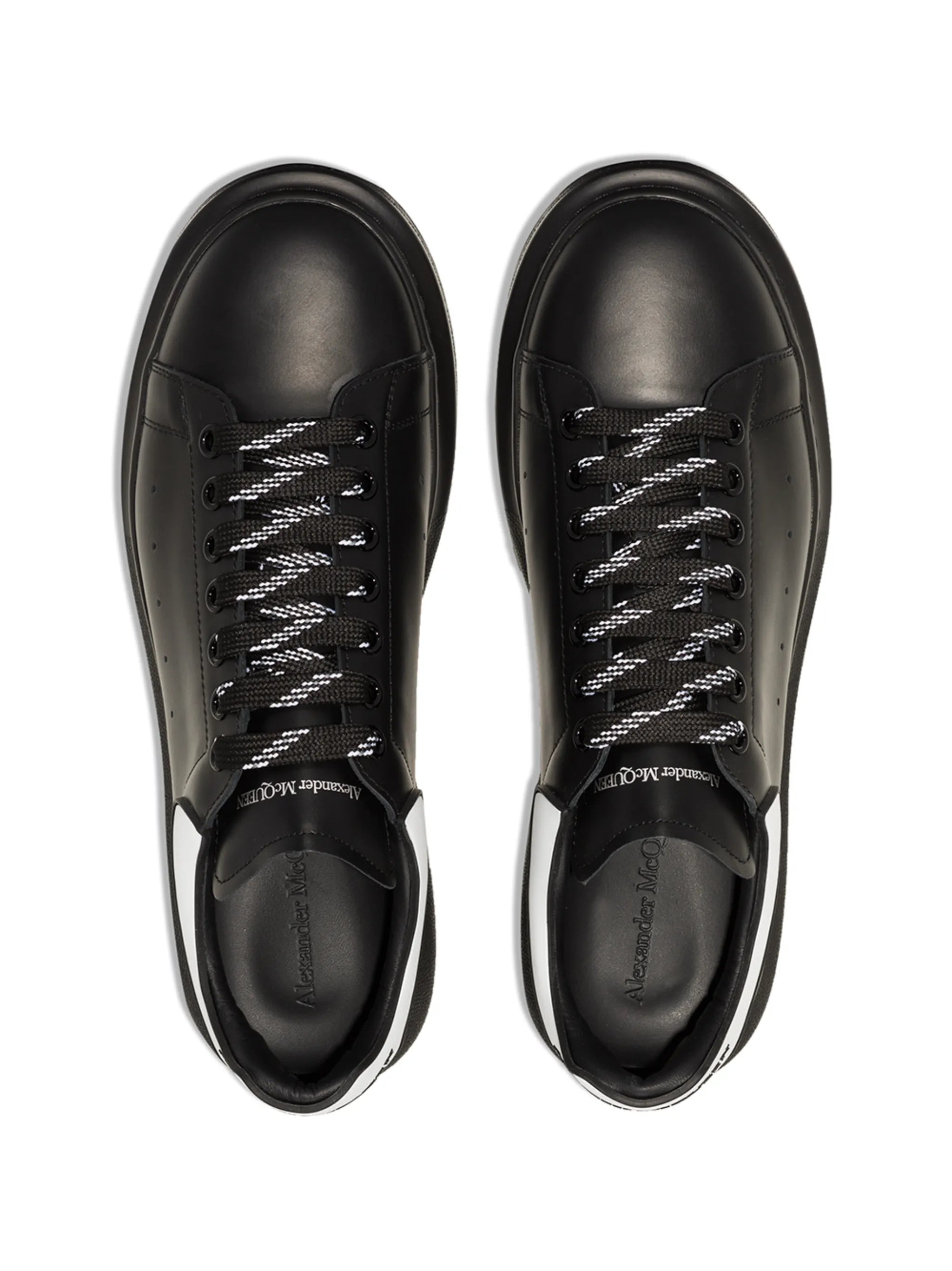 Oversized leather sneakers