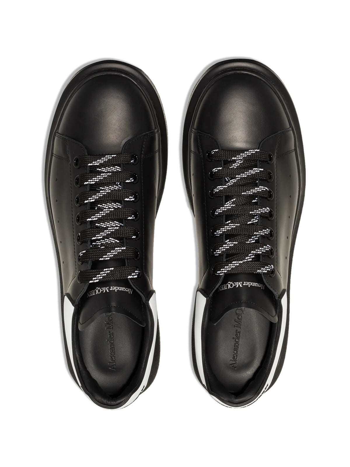 Oversized leather sneakers