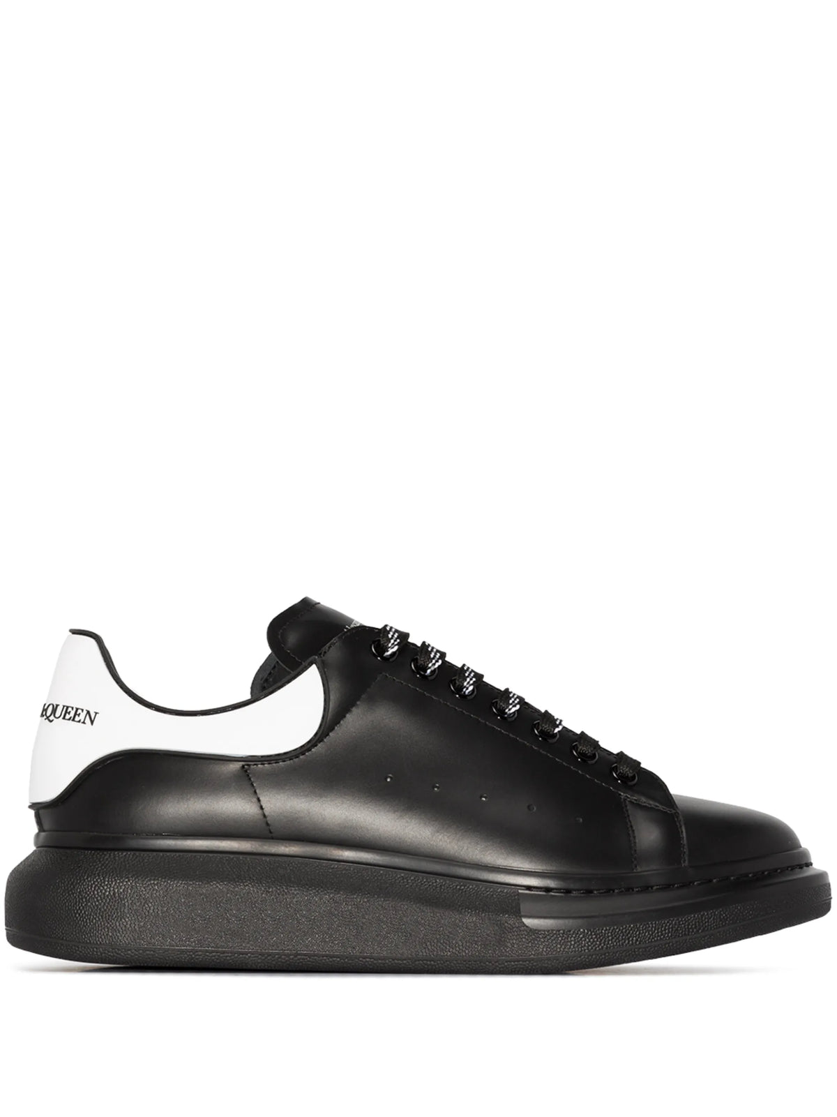 Oversized leather sneakers