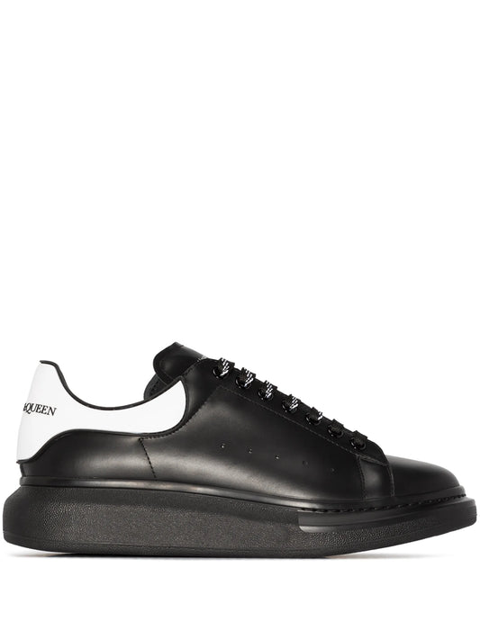 Oversized leather sneakers