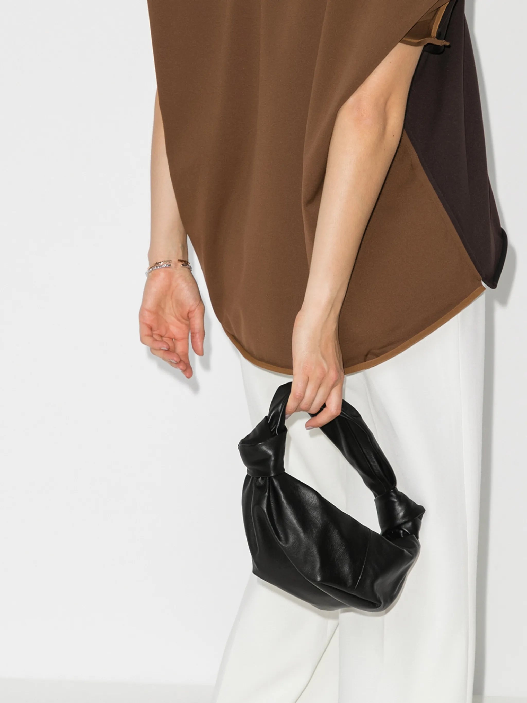 mini leather tote bag