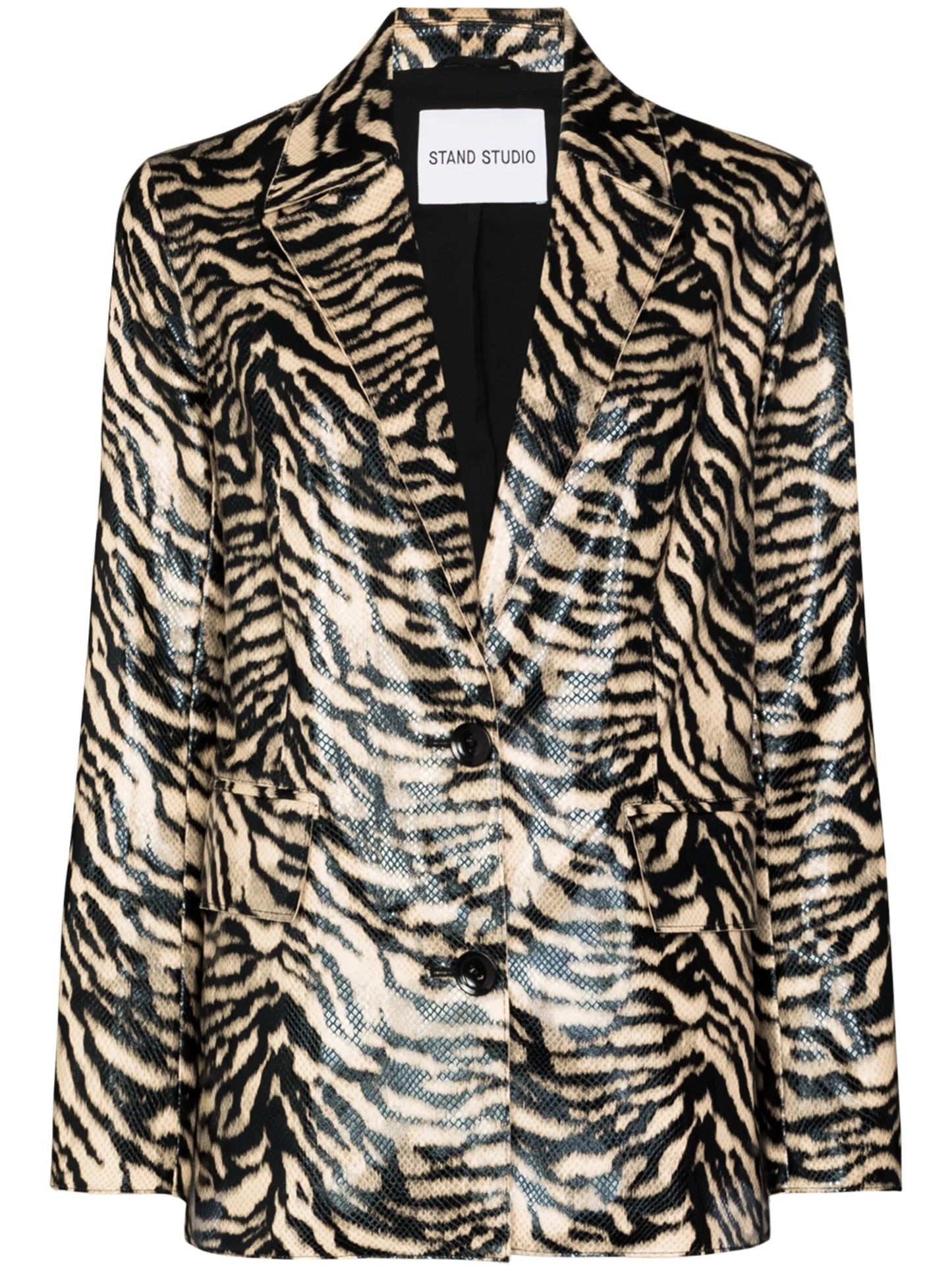 Catherine zebra-print blazer