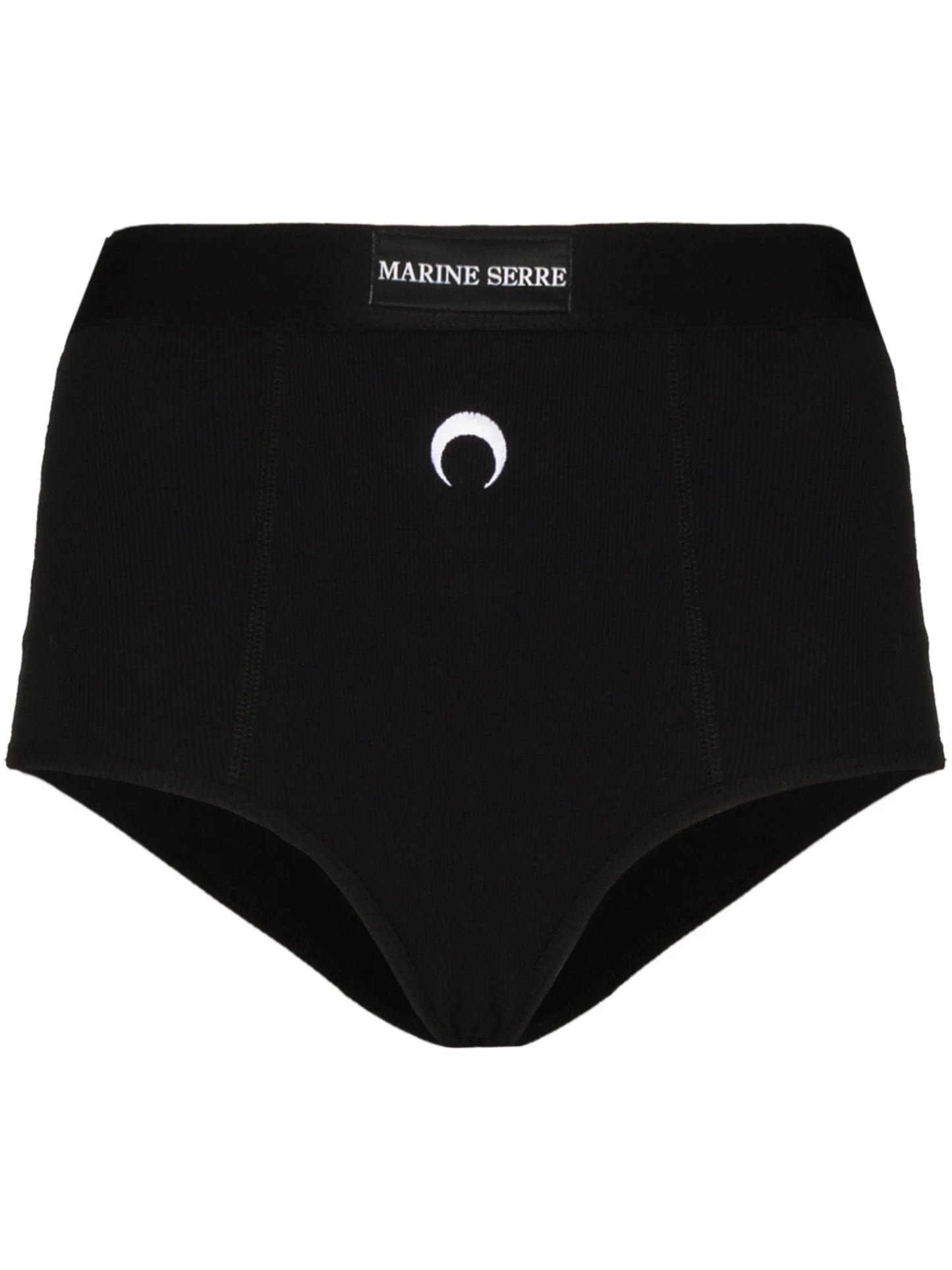 embroidered logo ribbed briefs