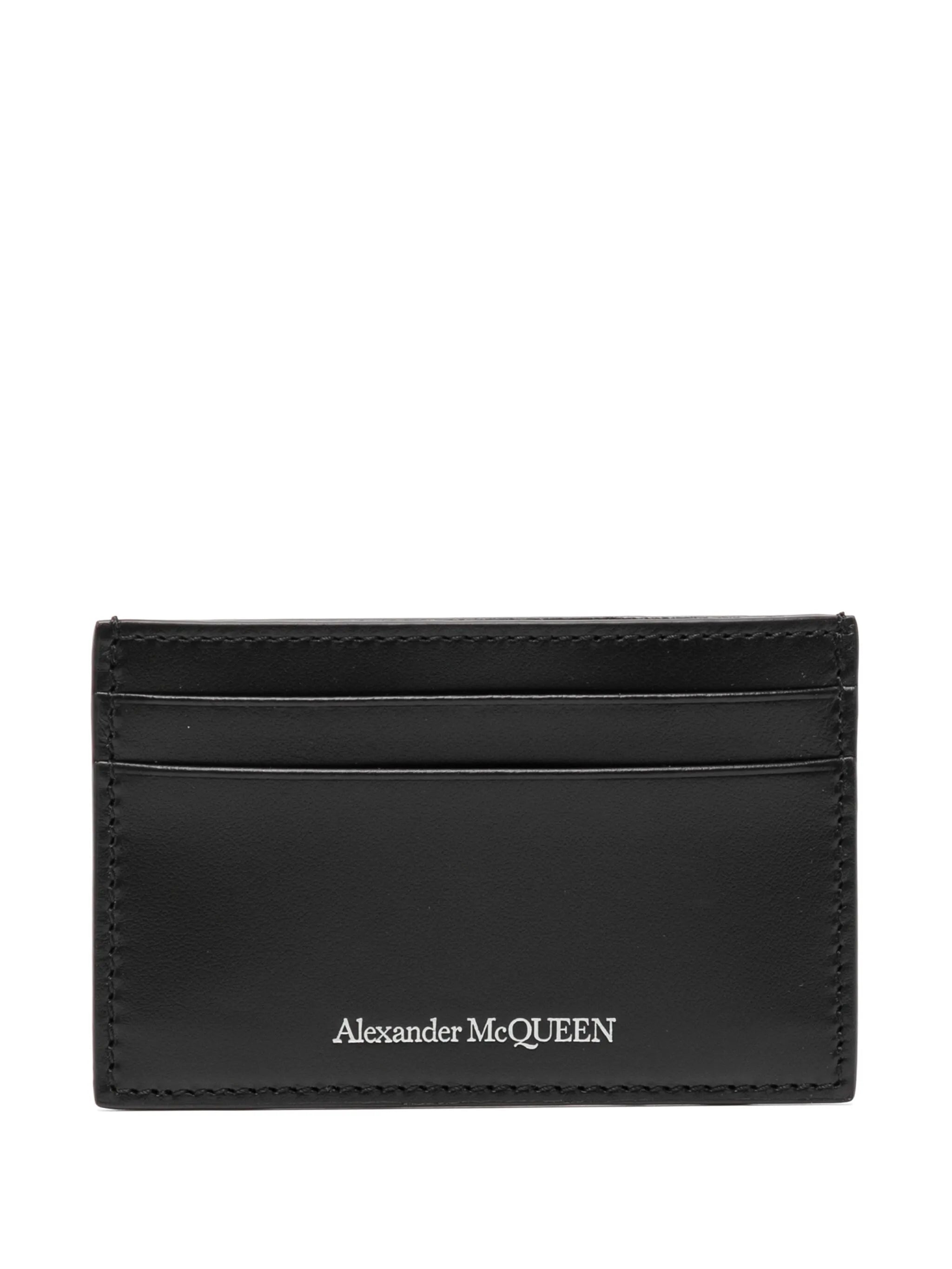 logo-embossed cardholder