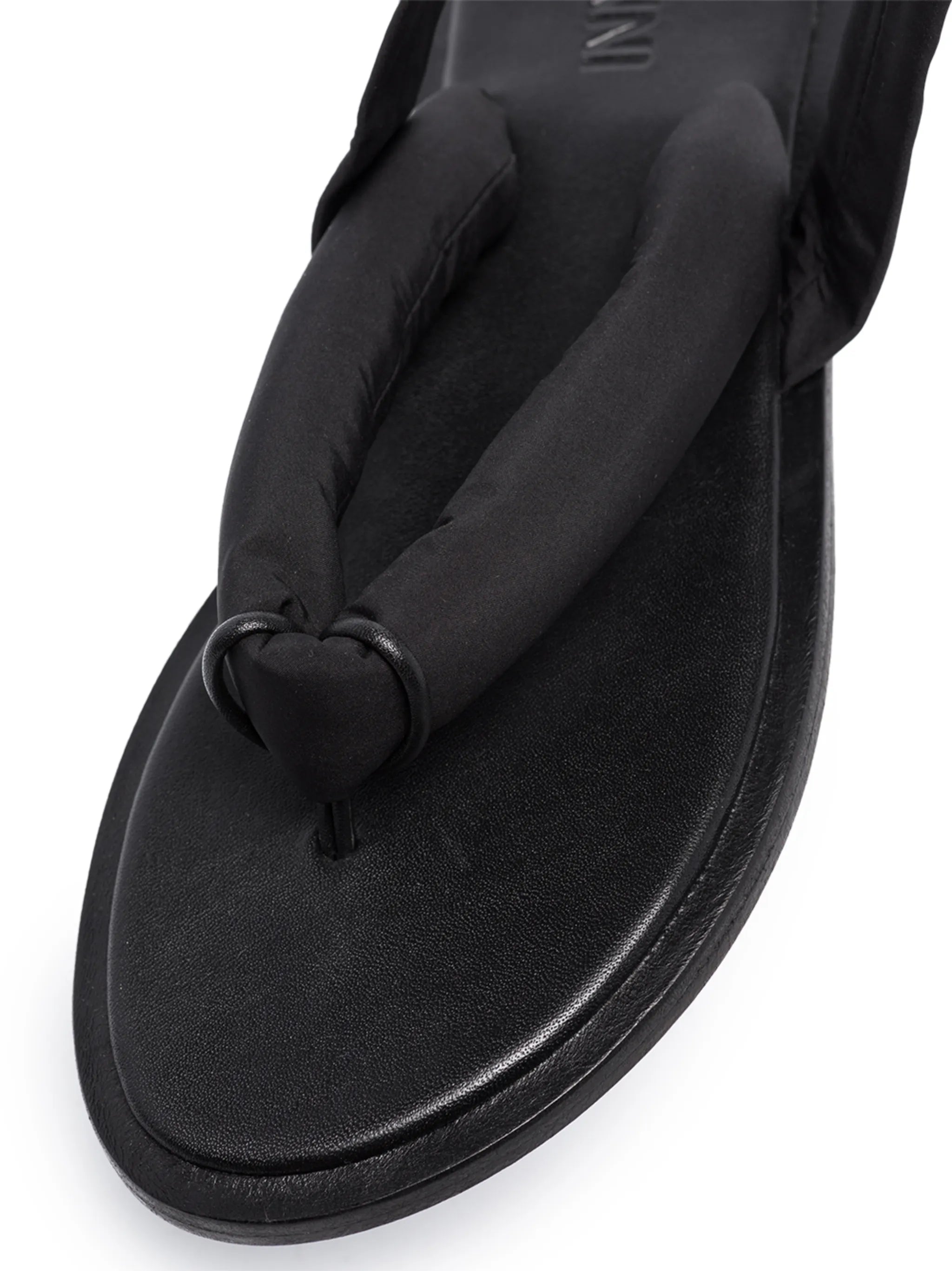 thong-strap tie-strap sandals