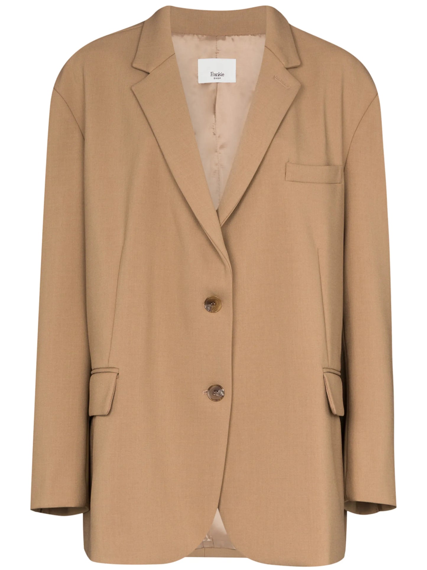 Bea single-breasted boxy blazer